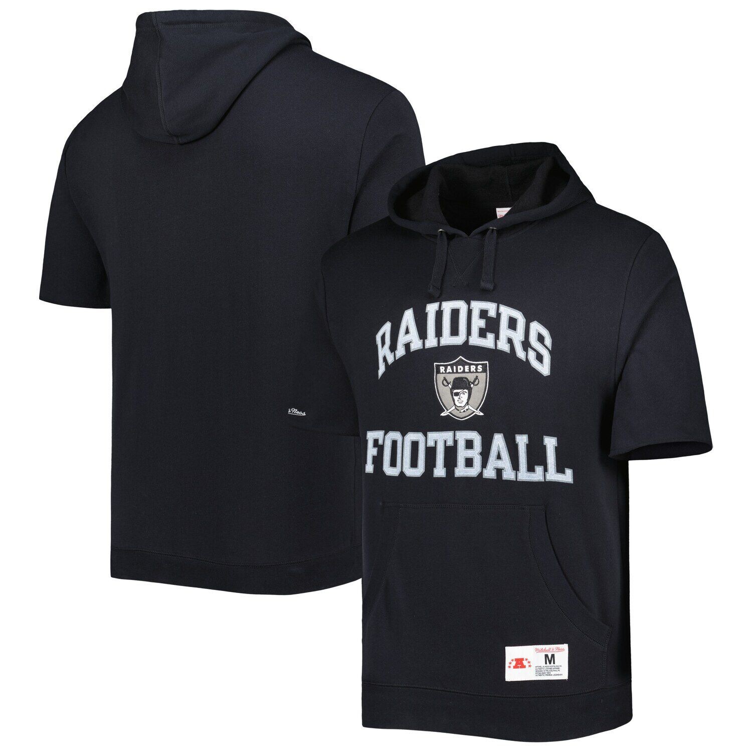 Мужской черный пуловер с капюшоном с короткими рукавами Mitchell & Ness Las Vegas Raiders
Мужской черный пуловер с капюшоном с короткими рукавами Mitchell & Ness Las Vegas Raiders