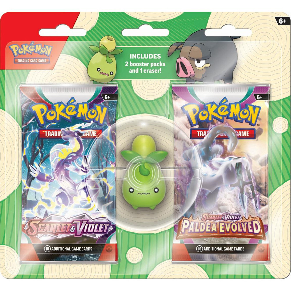 Карточная игра The Pokemon Company Int'l Pokemon TCG: Back to School 2023 Eraser Blister (Smoliv)
Карточная игра The Pokemon Company Int'l Pokemon TCG: Back to School 2023 Eraser Blister (Smoliv)