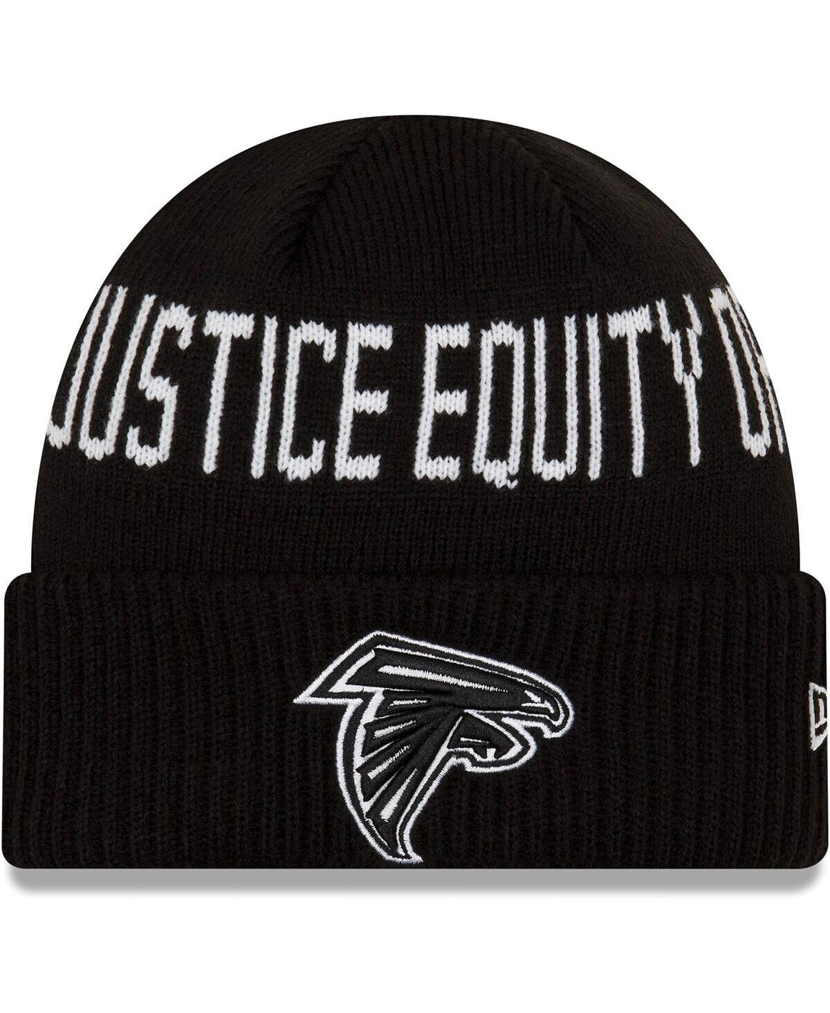Мужская черная вязаная шапка с манжетами Atlanta Falcons Team Social Justice New Era
Мужская черная вязаная шапка с манжетами Atlanta Falcons Team Social Justice New Era