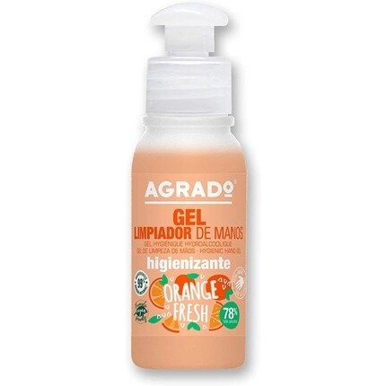 Гидрофобный гель для мытья рук Orange Fresh Sanitizer 78% спирта без ополаскивания 80мл Agrado
Гидрофобный гель для мытья рук Orange Fresh Sanitizer 78% спирта без ополаскивания 80мл Agrado