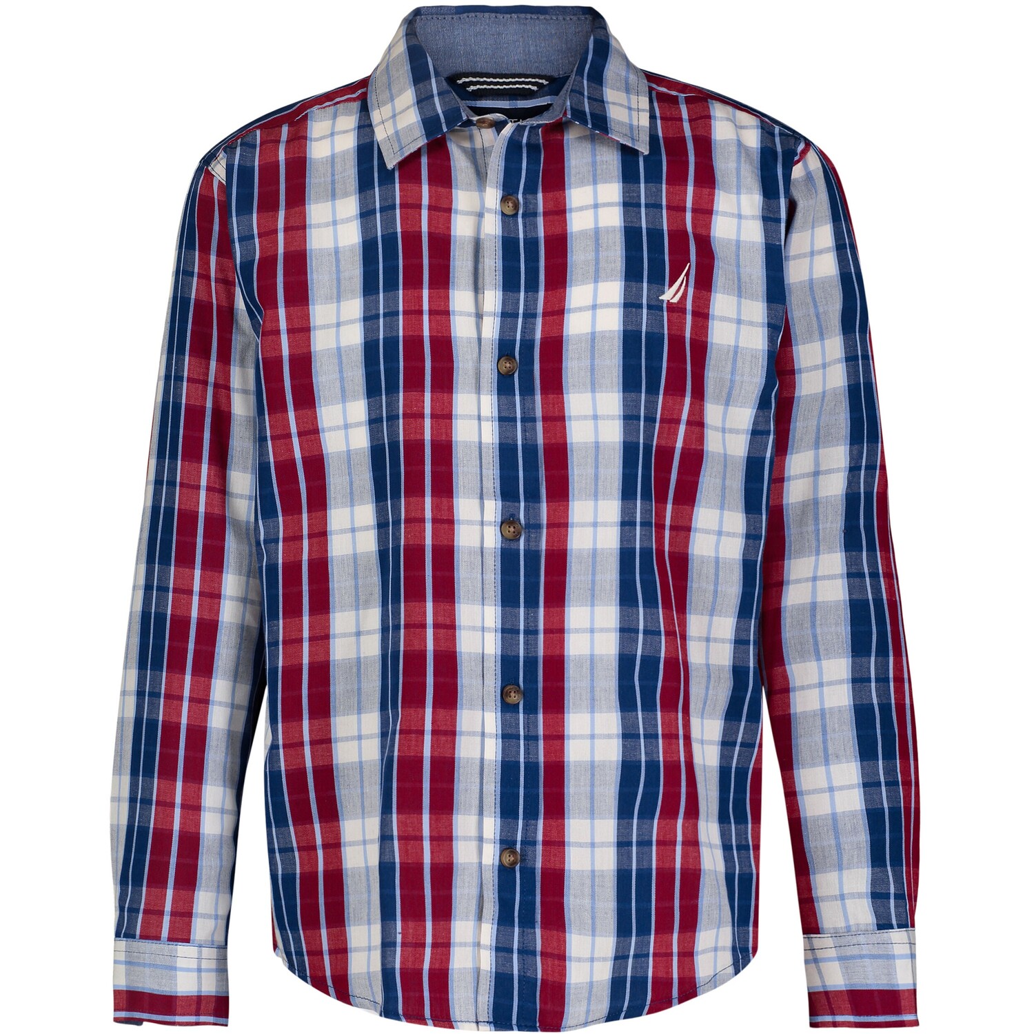 Синяя рубашка в клетку Nautica Little Boys с длинными рукавами (2T-7), цвет Nrf 2 Blue Breton
Синяя рубашка в клетку Nautica Little Boys с длинными рукавами (2T-7), цвет Nrf 2 Blue Breton