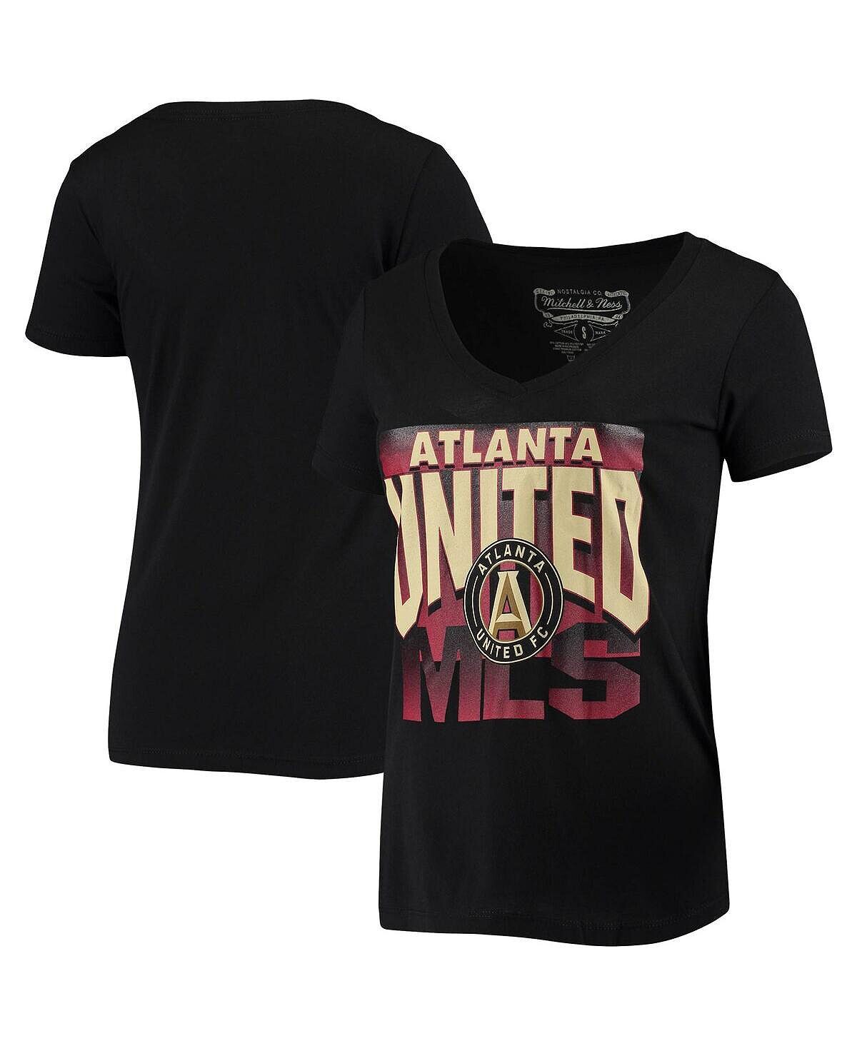 Черная женская футболка с v-образным вырезом Atlanta United FC Winning Streak Mitchell & Ness, черный
Черная женская футболка с v-образным вырезом Atlanta United FC Winning Streak Mitchell & Ness, черный