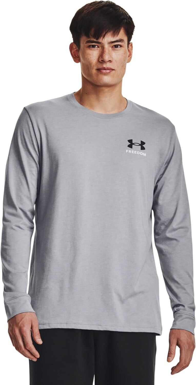 Новая футболка с длинным рукавом и флагом свободы Under Armour, цвет Steel Medium Heather/Academy
Новая футболка с длинным рукавом и флагом свободы Under Armour, цвет Steel Medium Heather/Academy