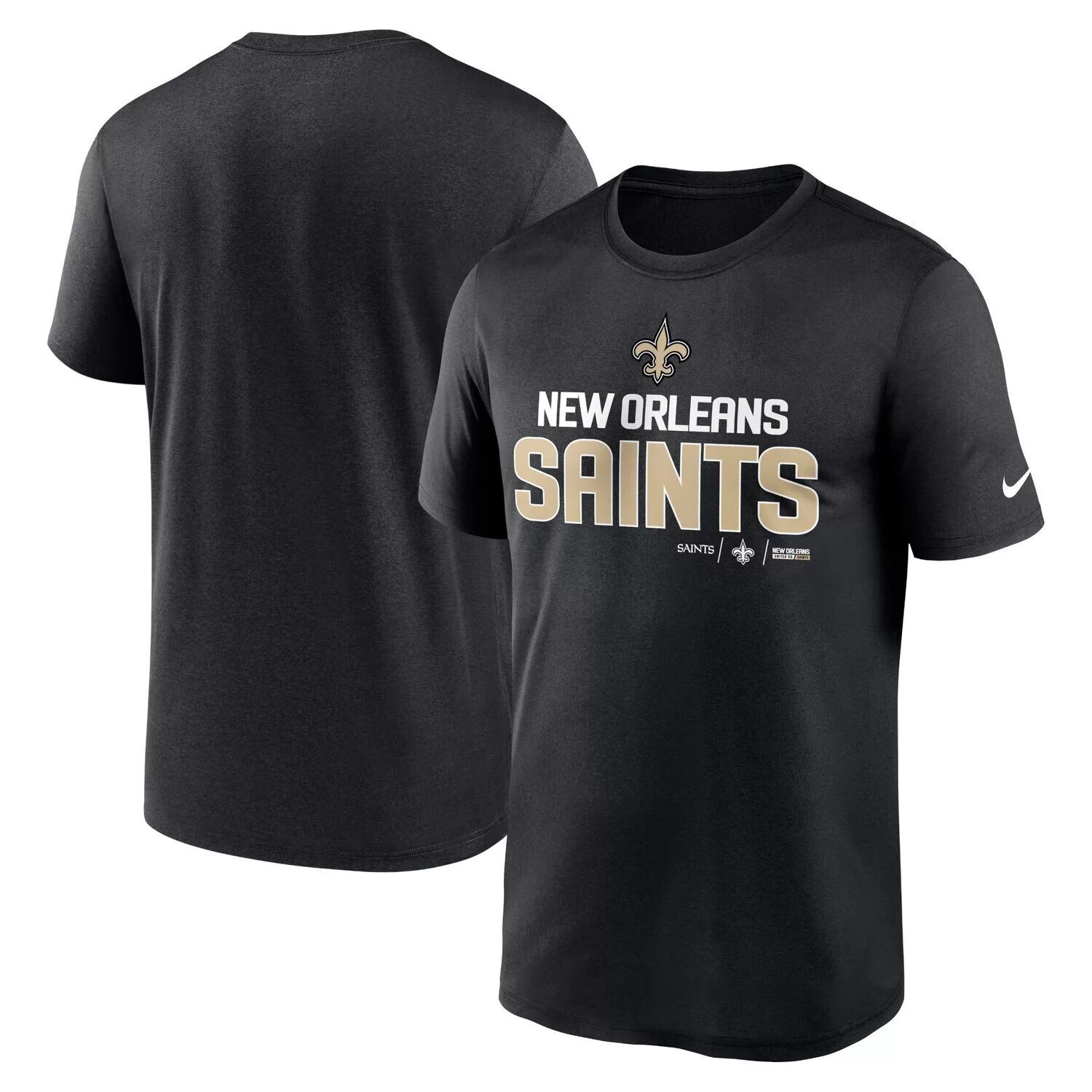 Мужская черная футболка New Orleans Saints Legend Community Performance Nike, Черный
Мужская черная футболка New Orleans Saints Legend Community Performance Nike, Черный