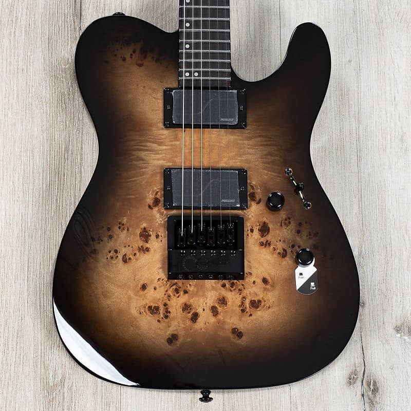 Электрогитара ESP LTD TE-1000 EverTune Burl Poplar Guitar, Burled Top, Fishman, Charcoal Burst
Электрогитара ESP LTD TE-1000 EverTune Burl Poplar Guitar, Burled Top, Fishman, Charcoal Burst