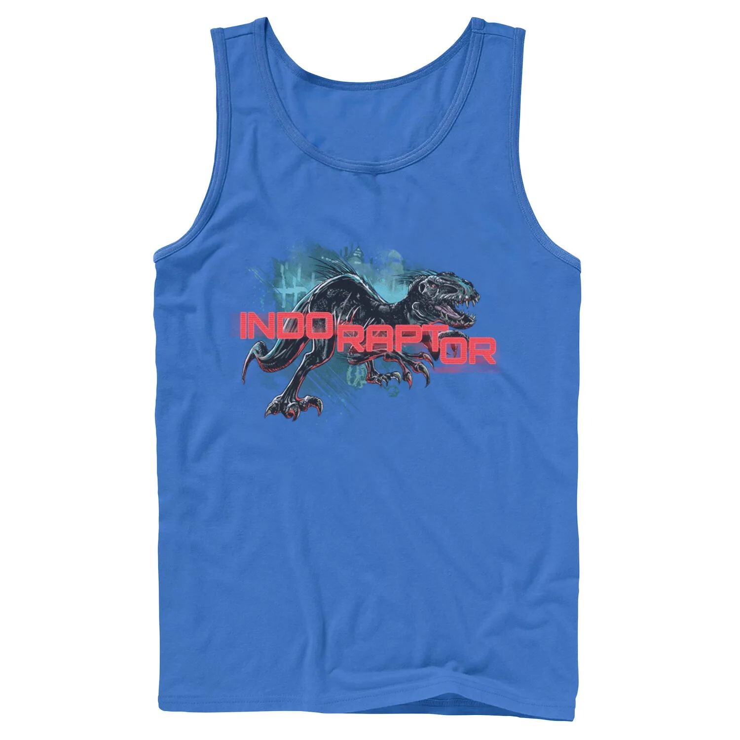 Мужская майка Jurassic World Indo Raptor Splatter Portrait Licensed Character
Мужская майка Jurassic World Indo Raptor Splatter Portrait Licensed Character
