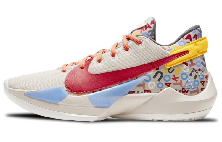 Баскетбольные кроссовки унисекс Nike Zoom Freak 2 Alphabet Soup белый/синий/красный
Баскетбольные кроссовки унисекс Nike Zoom Freak 2 Alphabet Soup белый/синий/красный