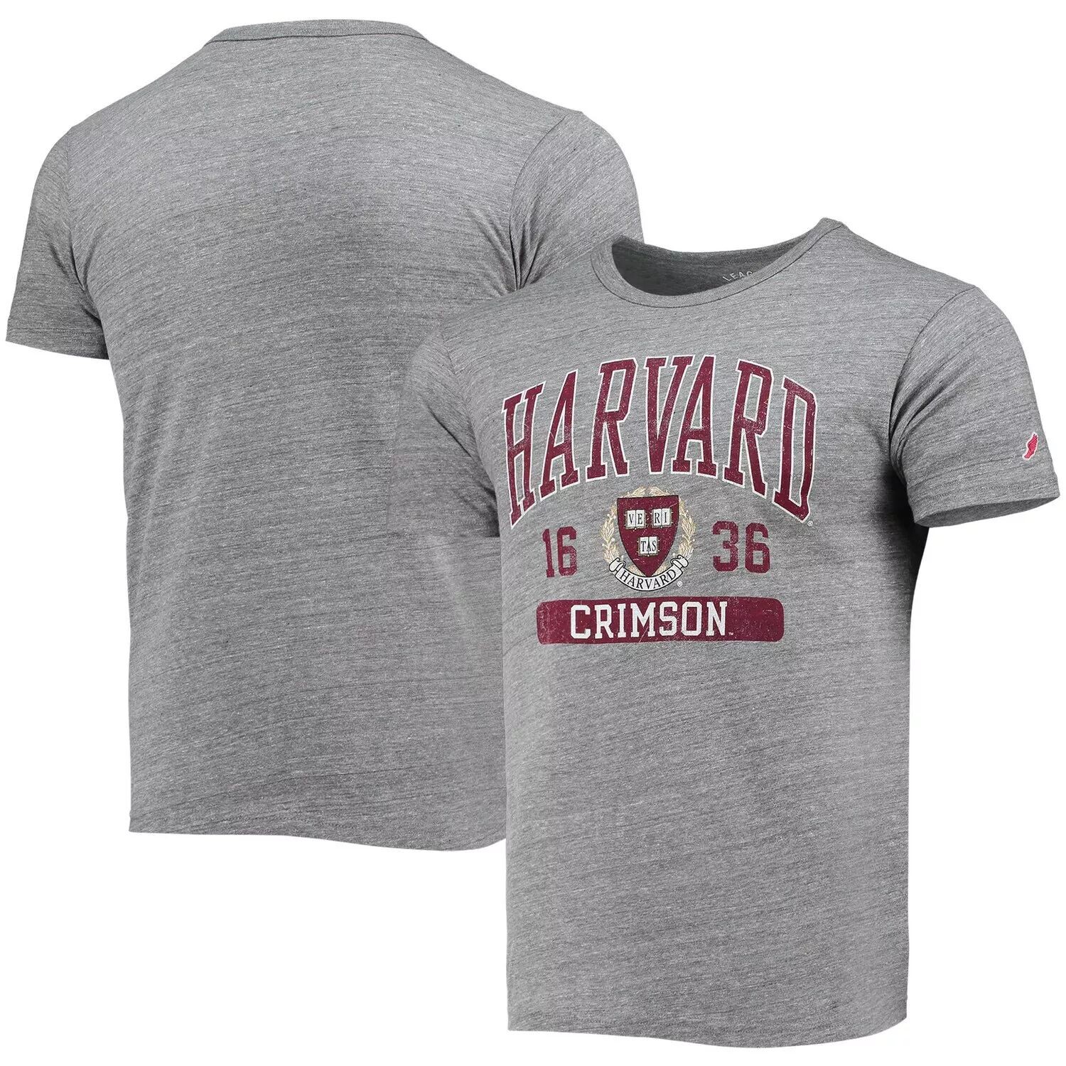 Мужская лига студенческой одежды Серая футболка Harvard Crimson с объемным эффектом Victory Falls Tri-Blend, Серый
Мужская лига студенческой одежды Серая футболка Harvard Crimson с объемным эффектом Victory Falls Tri-Blend, Серый