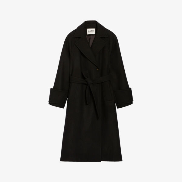 Пальто свободного кроя gama из смесовой шерсти с поясом Claudie Pierlot, цвет noir / gris
Пальто свободного кроя gama из смесовой шерсти с поясом Claudie Pierlot, цвет noir / gris