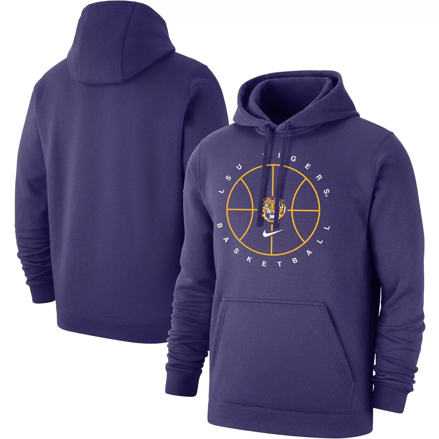 Мужской флисовый пуловер с капюшоном фиолетового цвета LSU Tigers Basketball Icon Club Nike
Мужской флисовый пуловер с капюшоном фиолетового цвета LSU Tigers Basketball Icon Club Nike