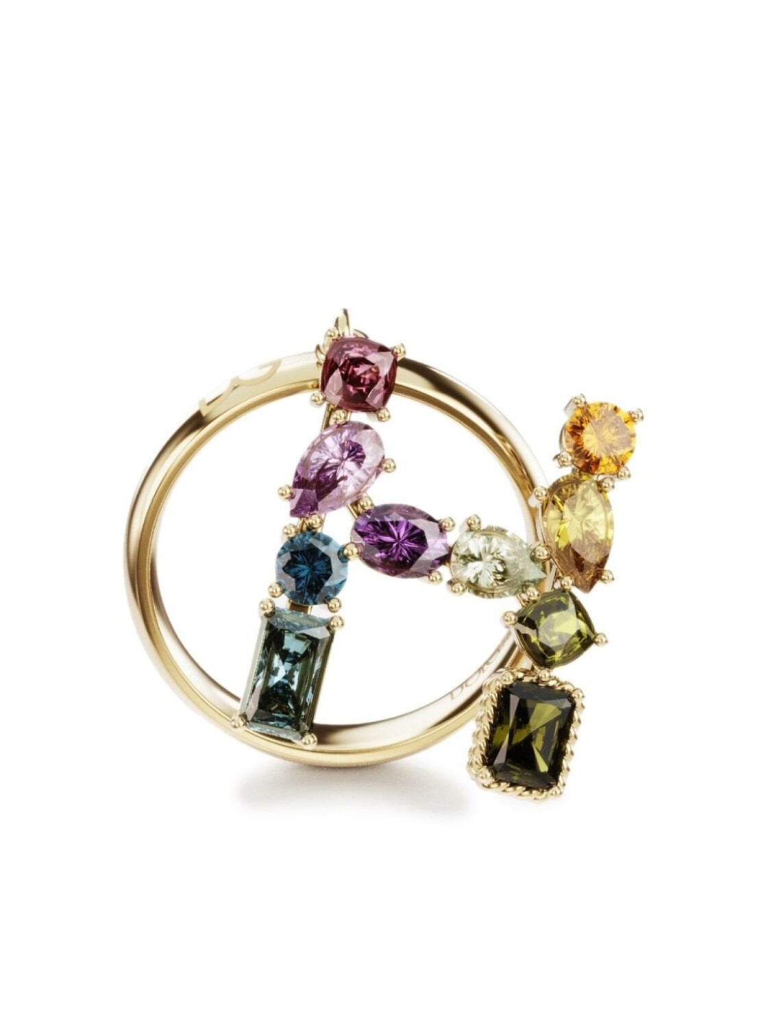 Кольцо Rainbow Alphabet H из желтого золота с камнями Dolce & Gabbana, золотой
Кольцо Rainbow Alphabet H из желтого золота с камнями Dolce & Gabbana, золотой