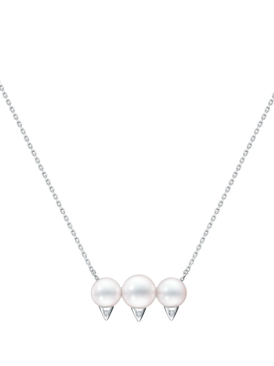 Колье Collection Line Danger из белого золота с бриллиантами TASAKI, серебряный
Колье Collection Line Danger из белого золота с бриллиантами TASAKI, серебряный