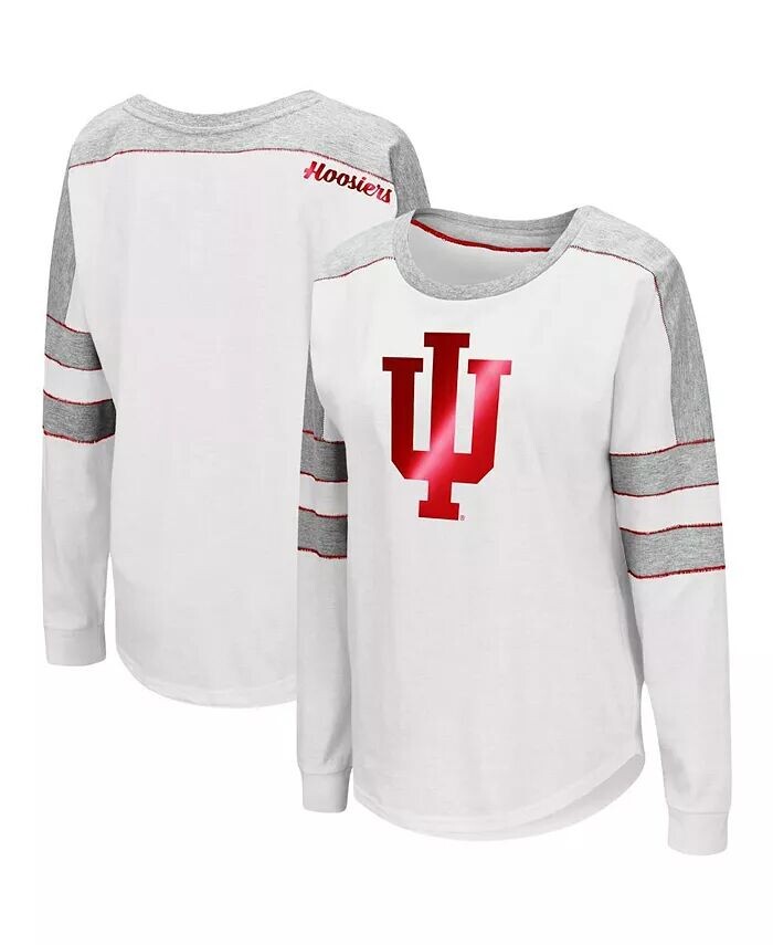 Женская белая футболка с длинным рукавом Indiana Hoosiers Trey Dolman Colosseum, белый
Женская белая футболка с длинным рукавом Indiana Hoosiers Trey Dolman Colosseum, белый