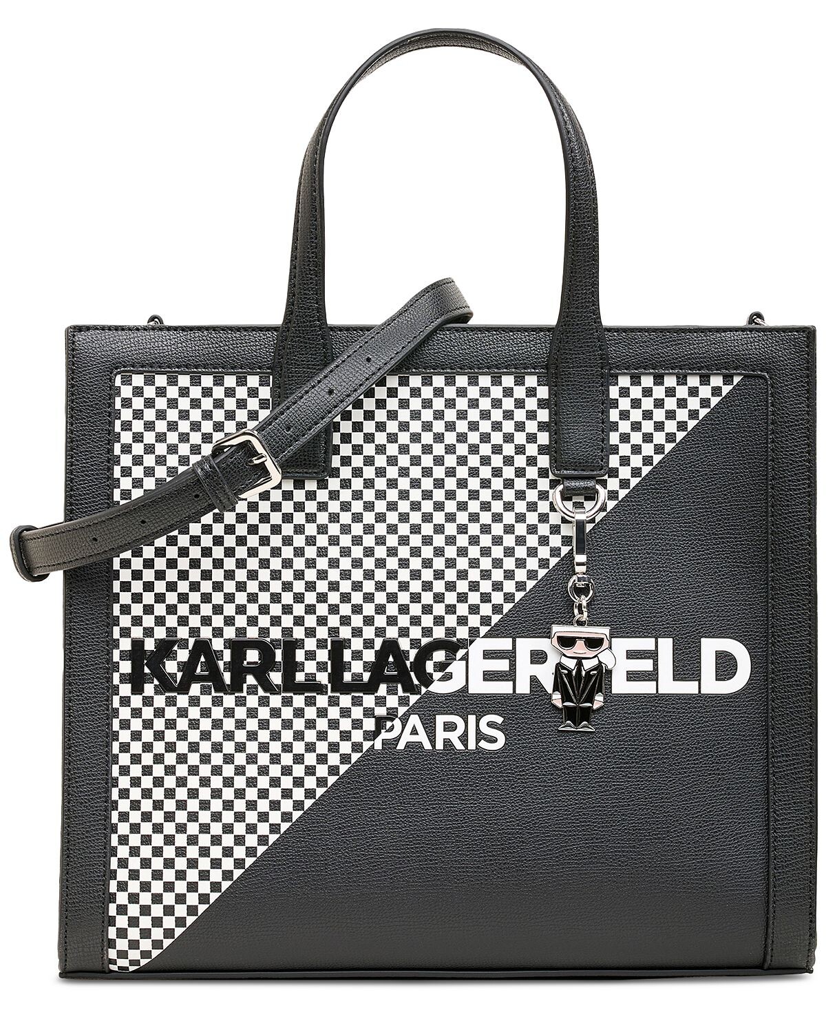 Кожаная сумка-тоут среднего размера в стиле модерн KARL LAGERFELD PARIS, серебро
Кожаная сумка-тоут среднего размера в стиле модерн KARL LAGERFELD PARIS, серебро