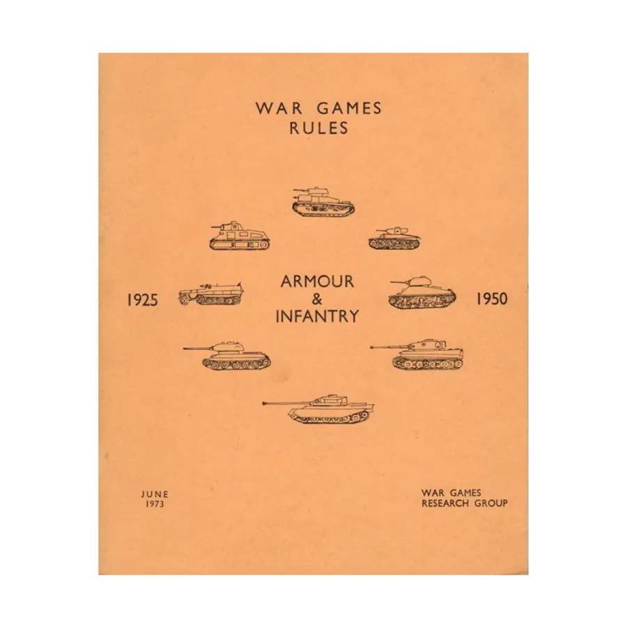 Правила военных игр Бронетехника и пехота 1925–1950 гг. (издание 1973 г.), War Games Rules (Wargames Research Group)
Правила военных игр Бронетехника и пехота 1925–1950 гг. (издание 1973 г.), War Games Rules (Wargames Research Group)