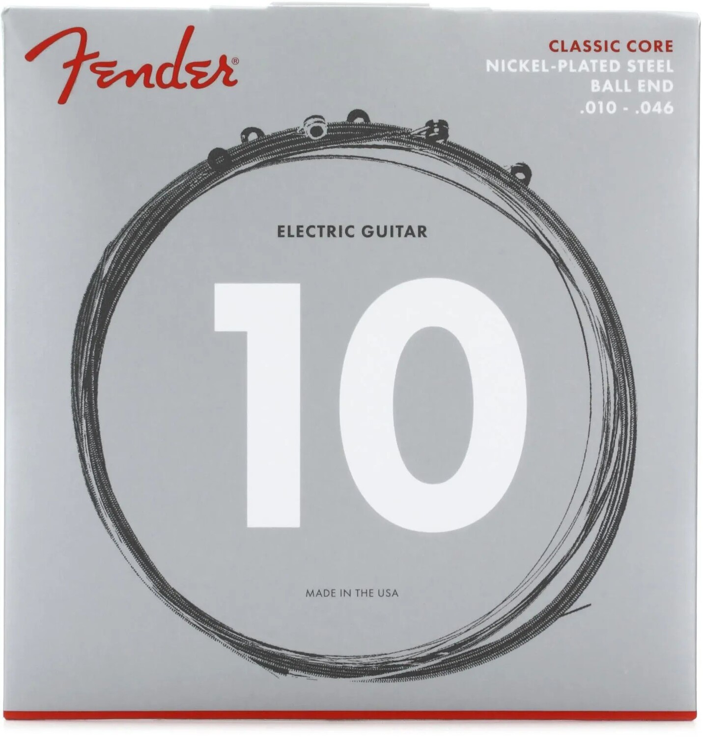 Струны для электрогитары Fender 255R Classic Core NPS с шаровым наконечником — .010-.046 стандартные
Струны для электрогитары Fender 255R Classic Core NPS с шаровым наконечником — .010-.046 стандартные