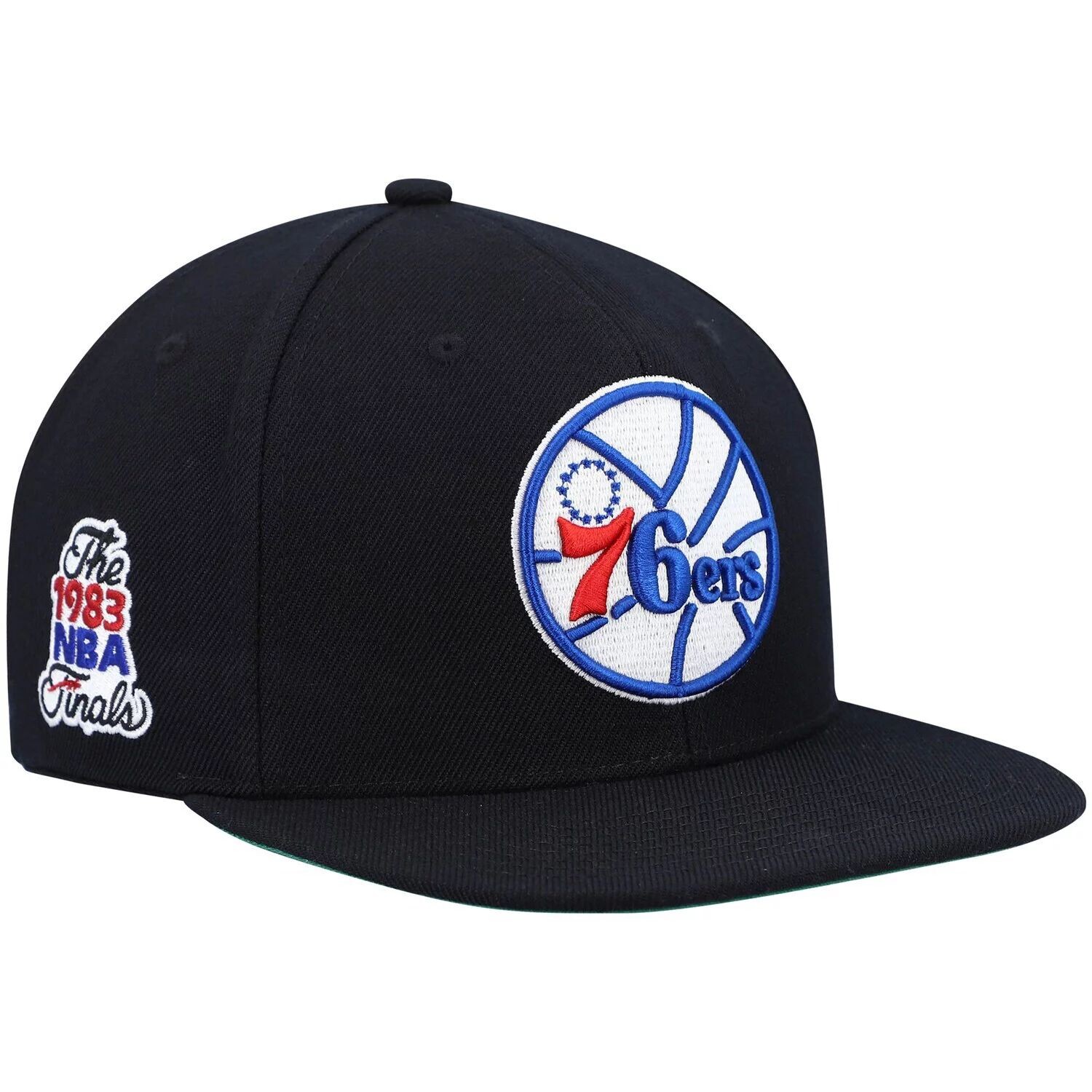 Мужская черная кепка Mitchell & Ness Philadelphia 76ers Hardwood Classics 1983 NBA Finals Top Shot Snapback
Мужская черная кепка Mitchell & Ness Philadelphia 76ers Hardwood Classics 1983 NBA Finals Top Shot Snapback