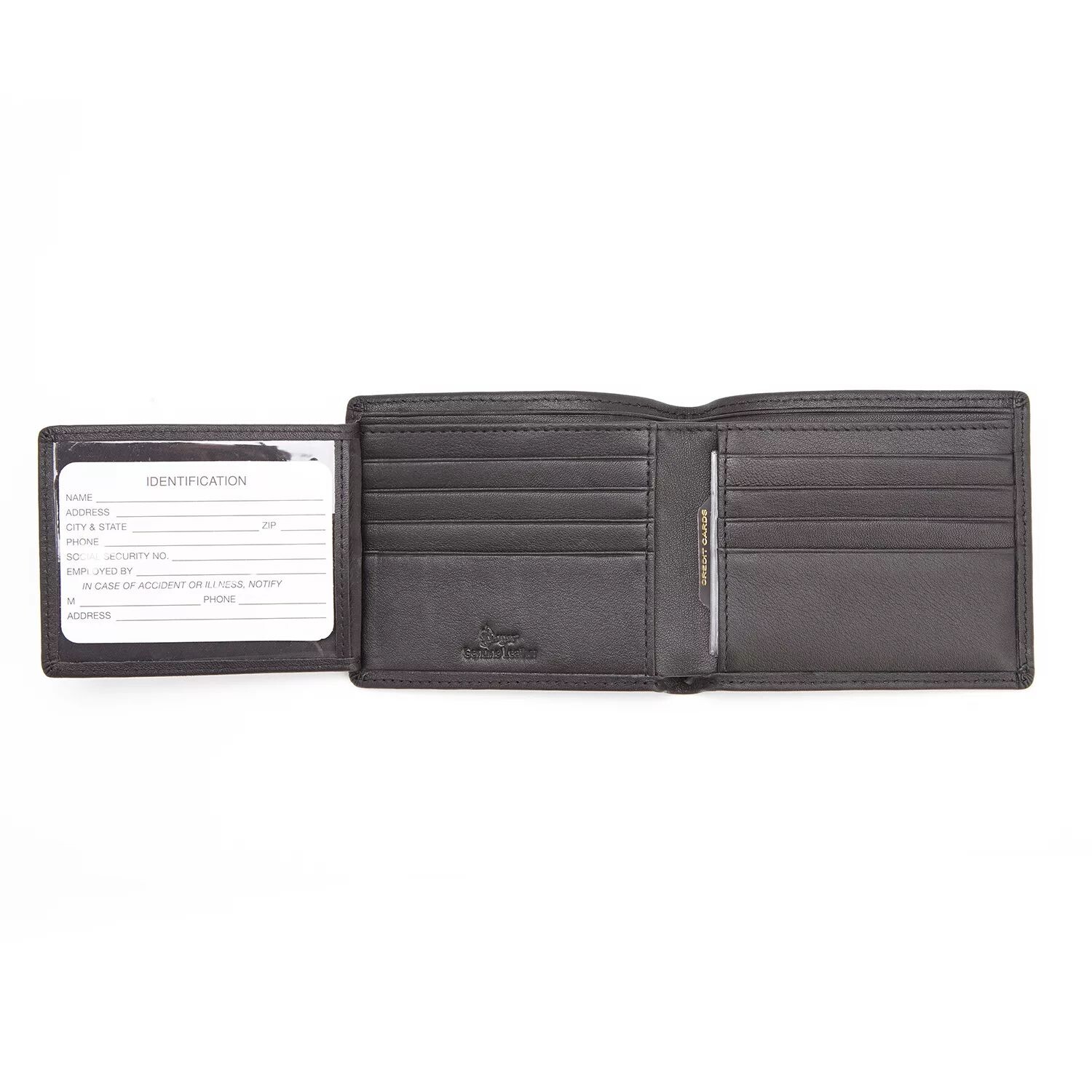 Мужской кожаный кошелек двойного сложения Royce с блокировкой RFID Royce Leather
Мужской кожаный кошелек двойного сложения Royce с блокировкой RFID Royce Leather