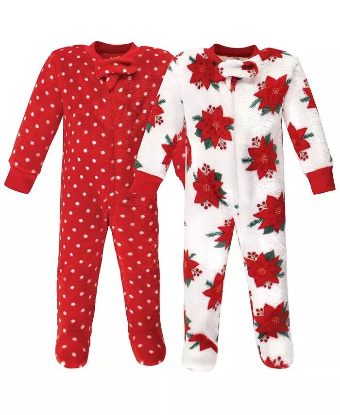 Плюшевый комбинезон для сна и игр для маленьких девочек, Poinsettia Hudson Baby, красный
Плюшевый комбинезон для сна и игр для маленьких девочек, Poinsettia Hudson Baby, красный