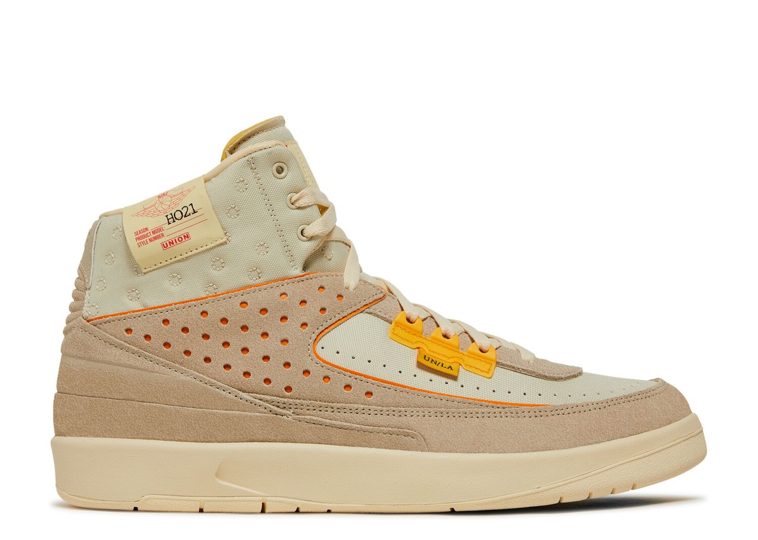 Кроссовки Air Jordan Union La X Air Jordan 2 Retro Sp 'Rattan', кремовый, Бежевый
Кроссовки Air Jordan Union La X Air Jordan 2 Retro Sp 'Rattan', кремовый, Бежевый