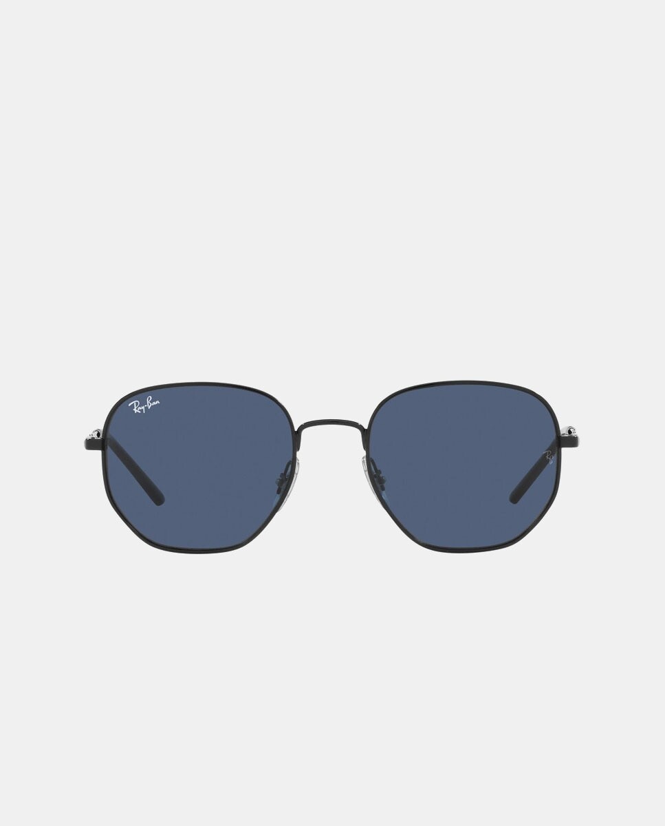 Черные металлические солнцезащитные очки с геометрическим рисунком Ray-Ban, черный
Черные металлические солнцезащитные очки с геометрическим рисунком Ray-Ban, черный