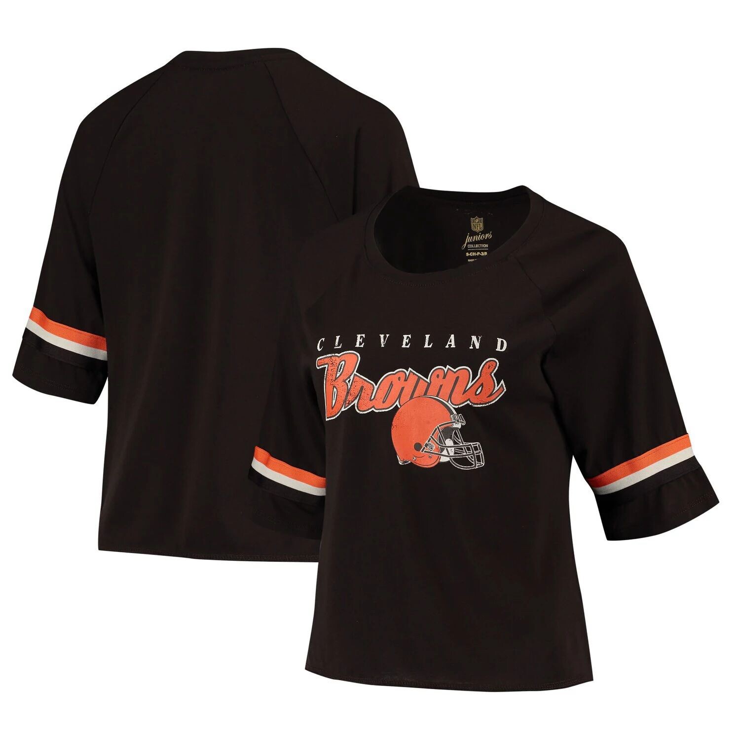 Коричневая футболка Juniors Cleveland Browns Burnout реглан с короткими рукавами Outerstuff, Коричневый
Коричневая футболка Juniors Cleveland Browns Burnout реглан с короткими рукавами Outerstuff, Коричневый