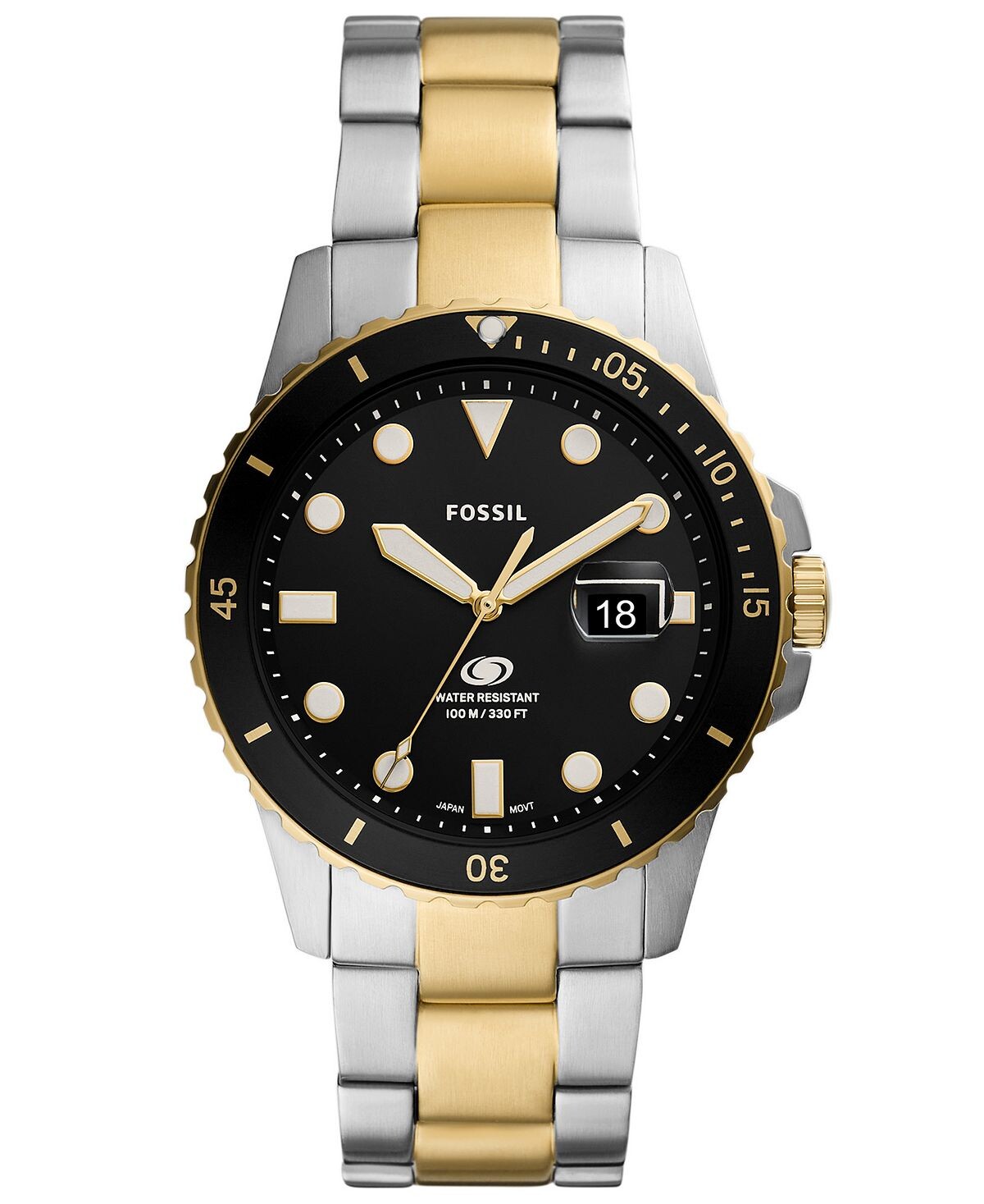 Мужские двухцветные часы-браслет из нержавеющей стали Fossil Blue, 42 мм
Мужские двухцветные часы-браслет из нержавеющей стали Fossil Blue, 42 мм