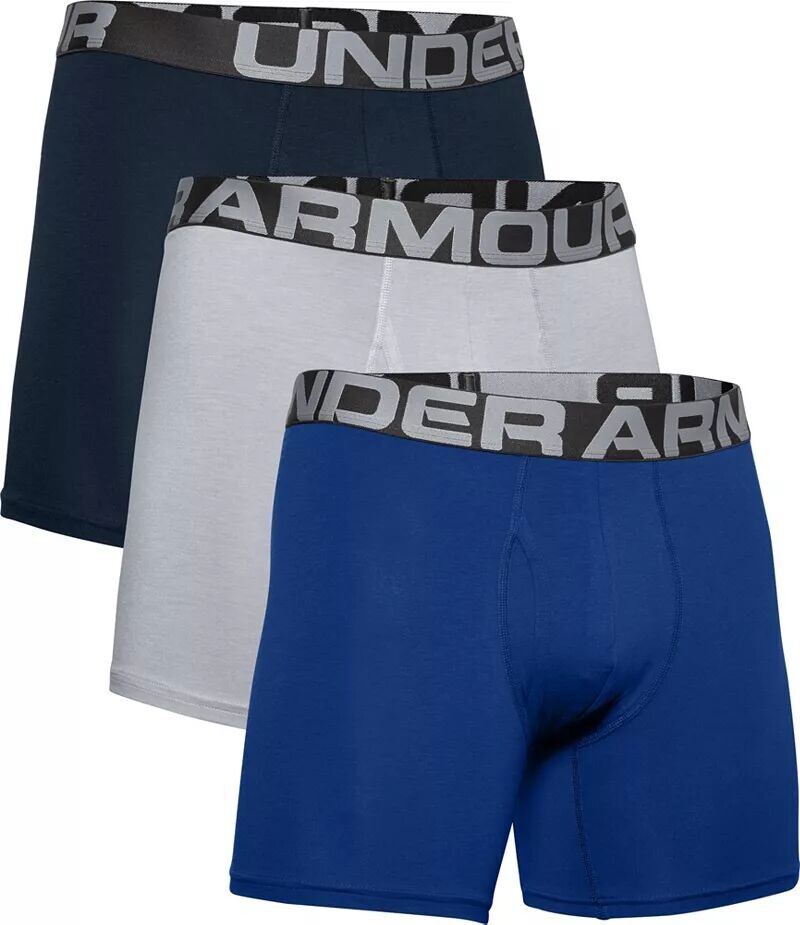 Мужские боксеры-боксеры из заряженного хлопка Under Armour длиной 6 дюймов — 3 шт.
Мужские боксеры-боксеры из заряженного хлопка Under Armour длиной 6 дюймов — 3 шт.