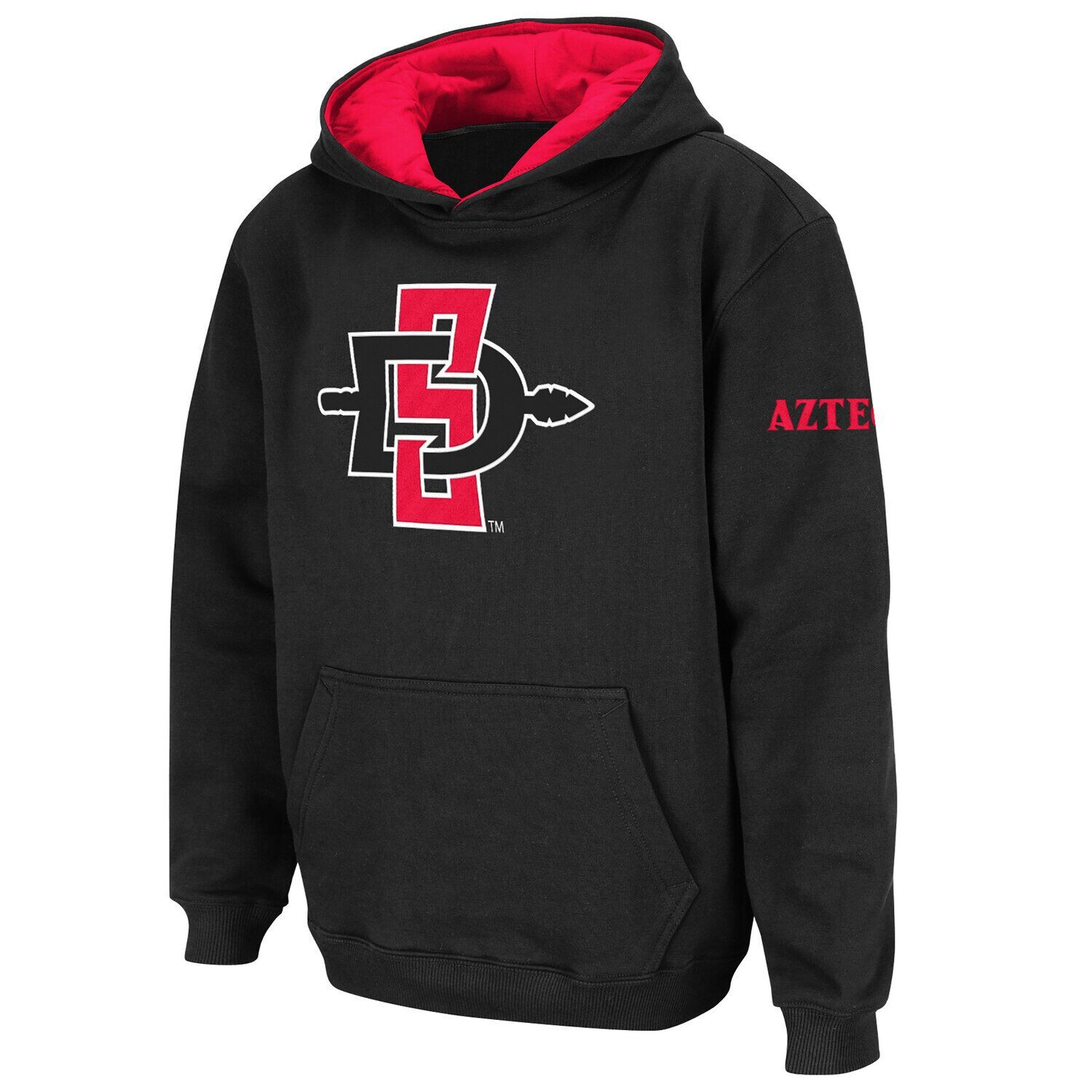 Черный пуловер с капюшоном и большим логотипом Youth Stadium Athletic San Diego State Aztecs Unbranded
Черный пуловер с капюшоном и большим логотипом Youth Stadium Athletic San Diego State Aztecs Unbranded