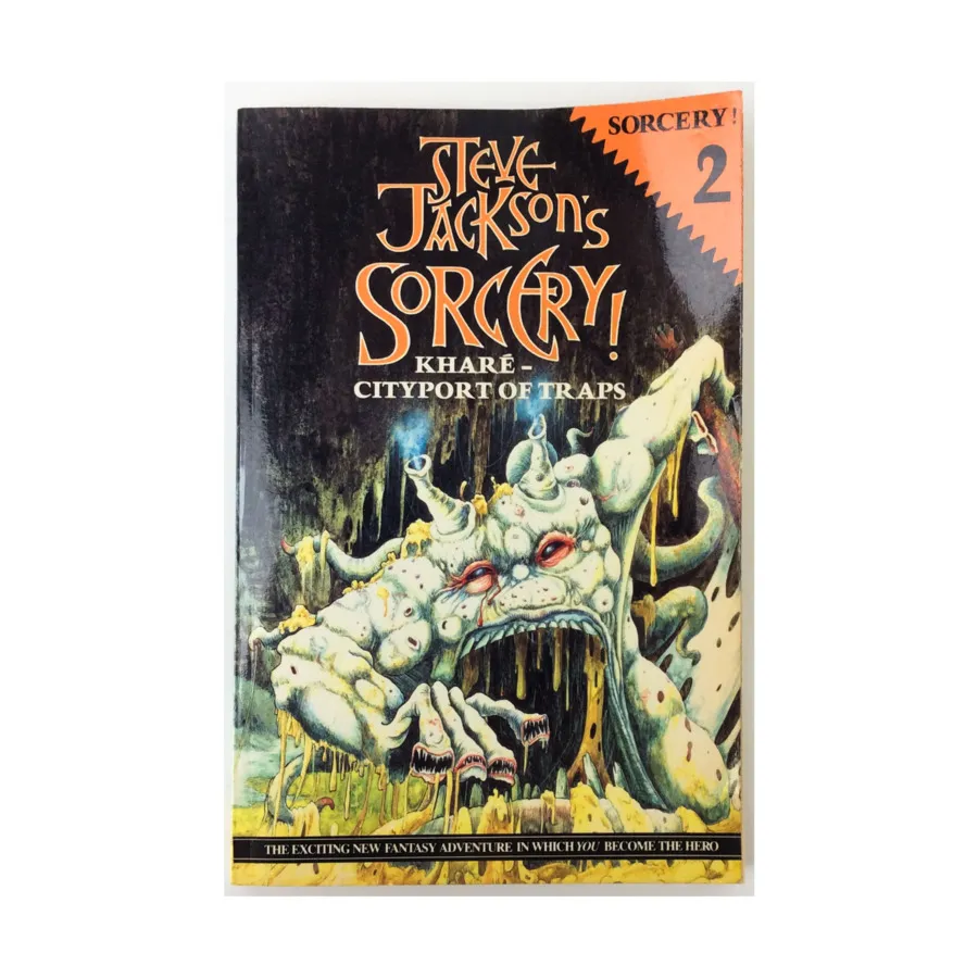 Роман в мягкой обложке Khare - Cityport of Traps (1st Printing), Steve Jackson's Sorcery!
Роман в мягкой обложке Khare - Cityport of Traps (1st Printing), Steve Jackson's Sorcery!