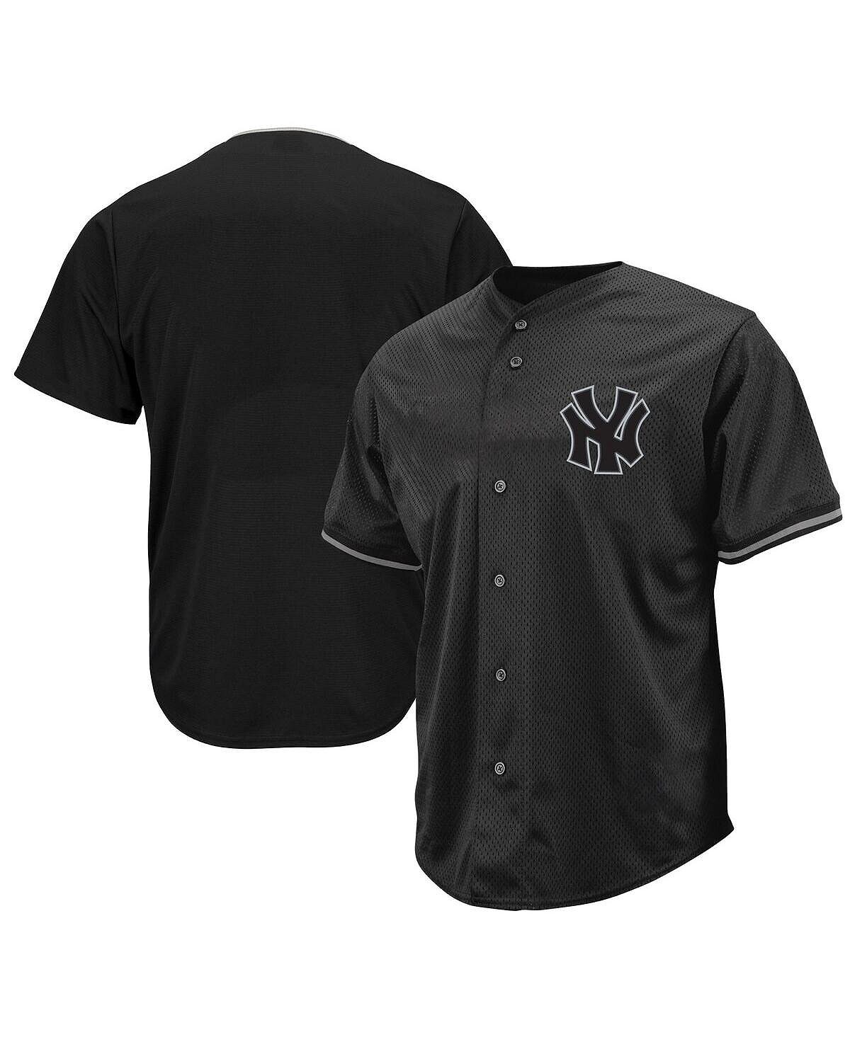 Мужское черно-серое джерси New York Yankees Big and Tall Pop Fashion Profile, Черный
Мужское черно-серое джерси New York Yankees Big and Tall Pop Fashion Profile, Черный