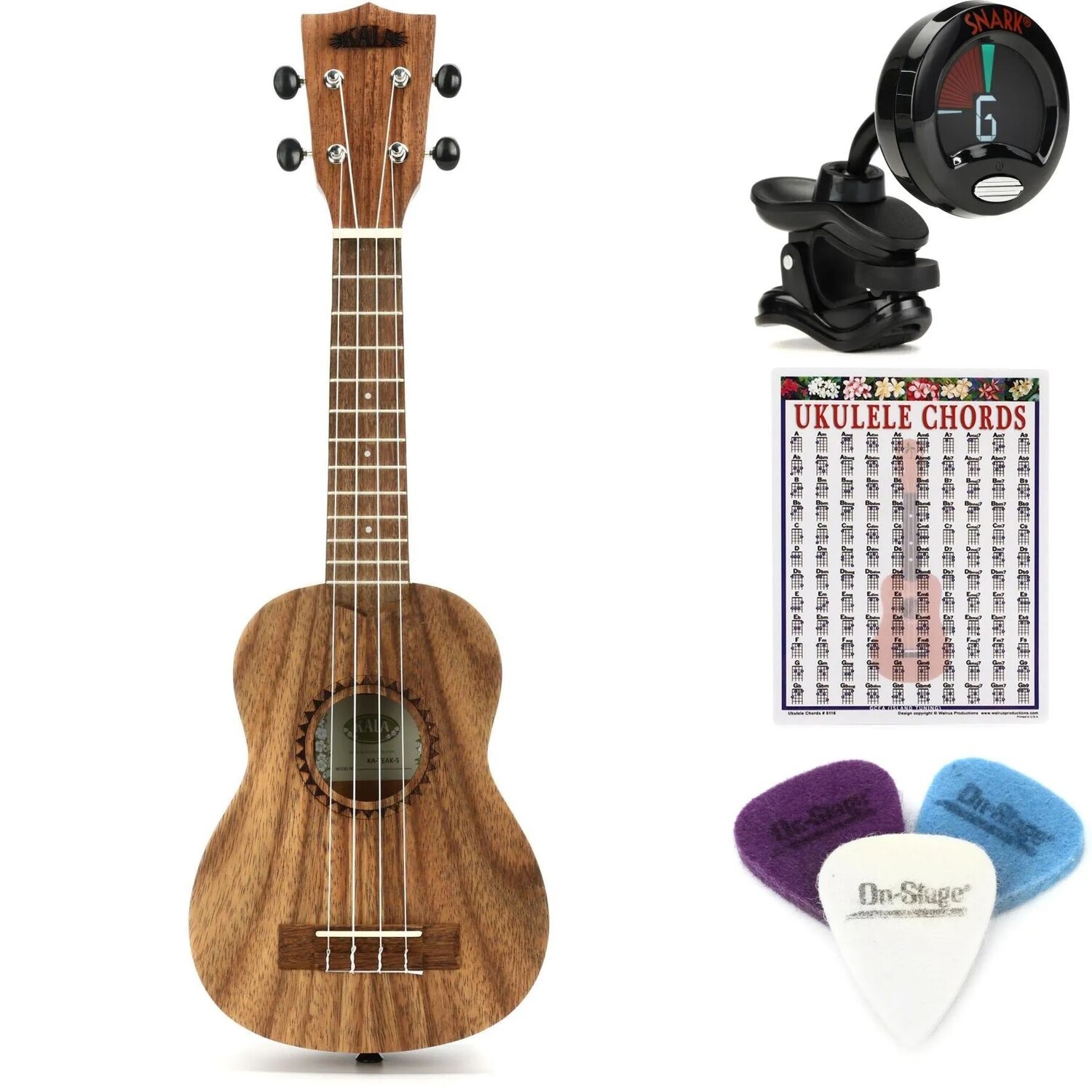 Новый набор предметов первой необходимости для гавайской гитары Kala Teak Soprano — Natural
Новый набор предметов первой необходимости для гавайской гитары Kala Teak Soprano — Natural