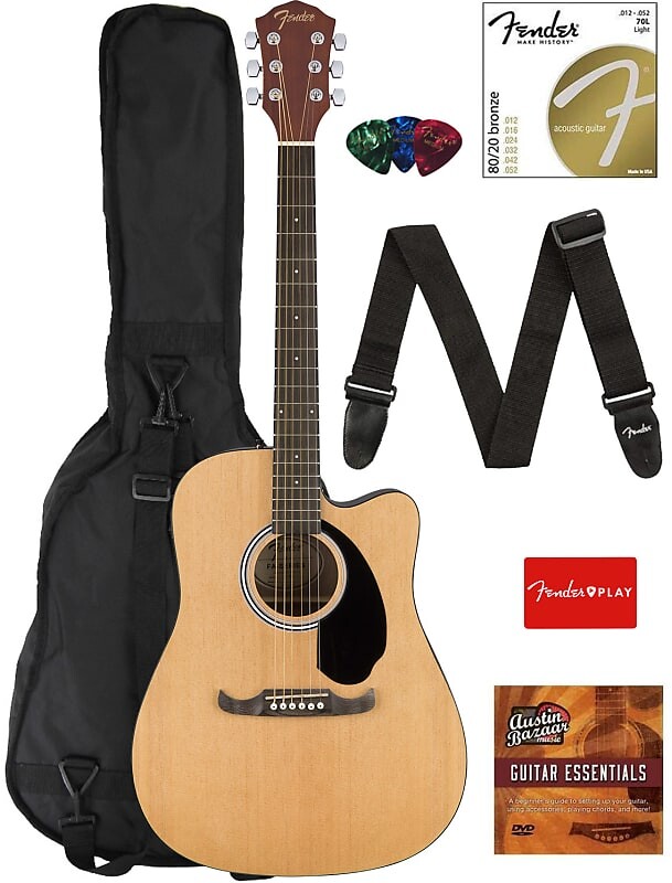 Акустическая гитара Fender FA-125CE Dreadnought Cutaway Acoustic-Electric Guitar - Natural w/ Gig Bag
Акустическая гитара Fender FA-125CE Dreadnought Cutaway Acoustic-Electric Guitar - Natural w/ Gig Bag