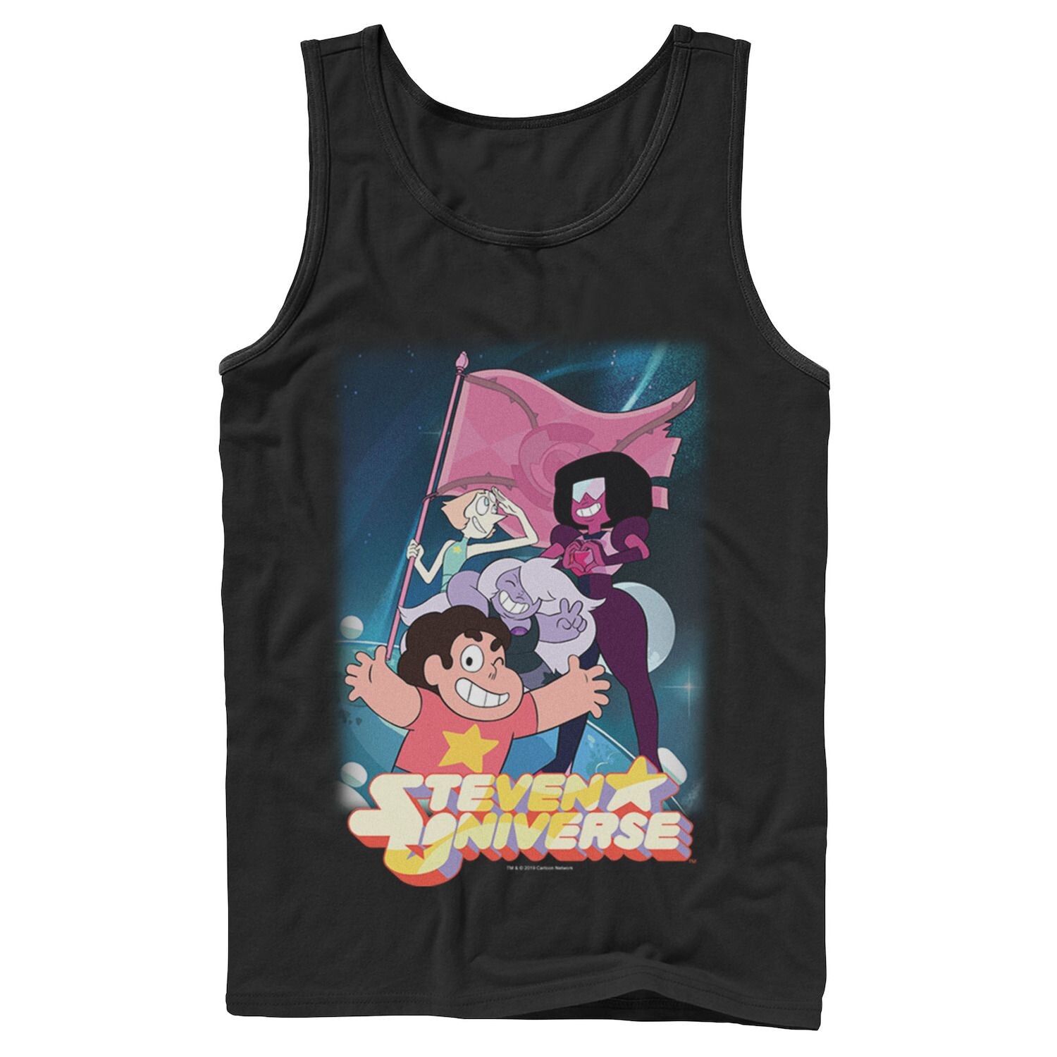Мужской постер с флагом команды Cartoon Network Steven Universe, майка Licensed Character
Мужской постер с флагом команды Cartoon Network Steven Universe, майка Licensed Character