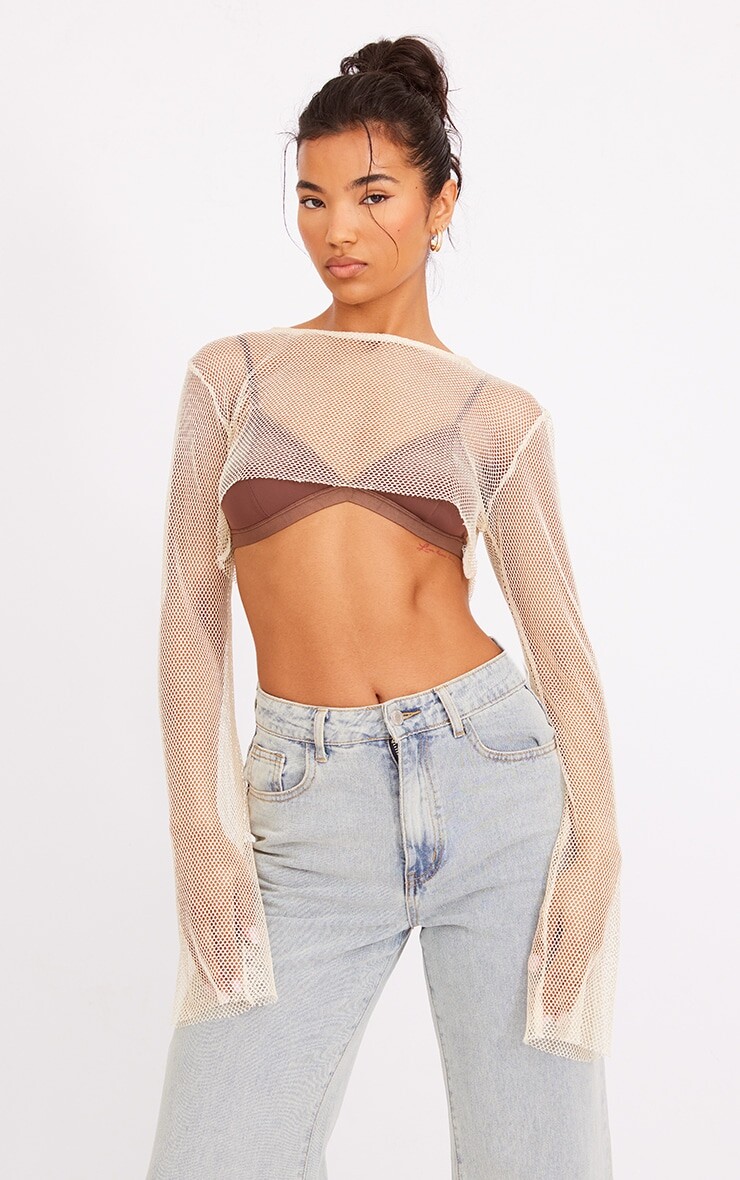 PrettyLittleThing Укороченный топ с длинными рукавами в сеточку с золотыми блестками
PrettyLittleThing Укороченный топ с длинными рукавами в сеточку с золотыми блестками