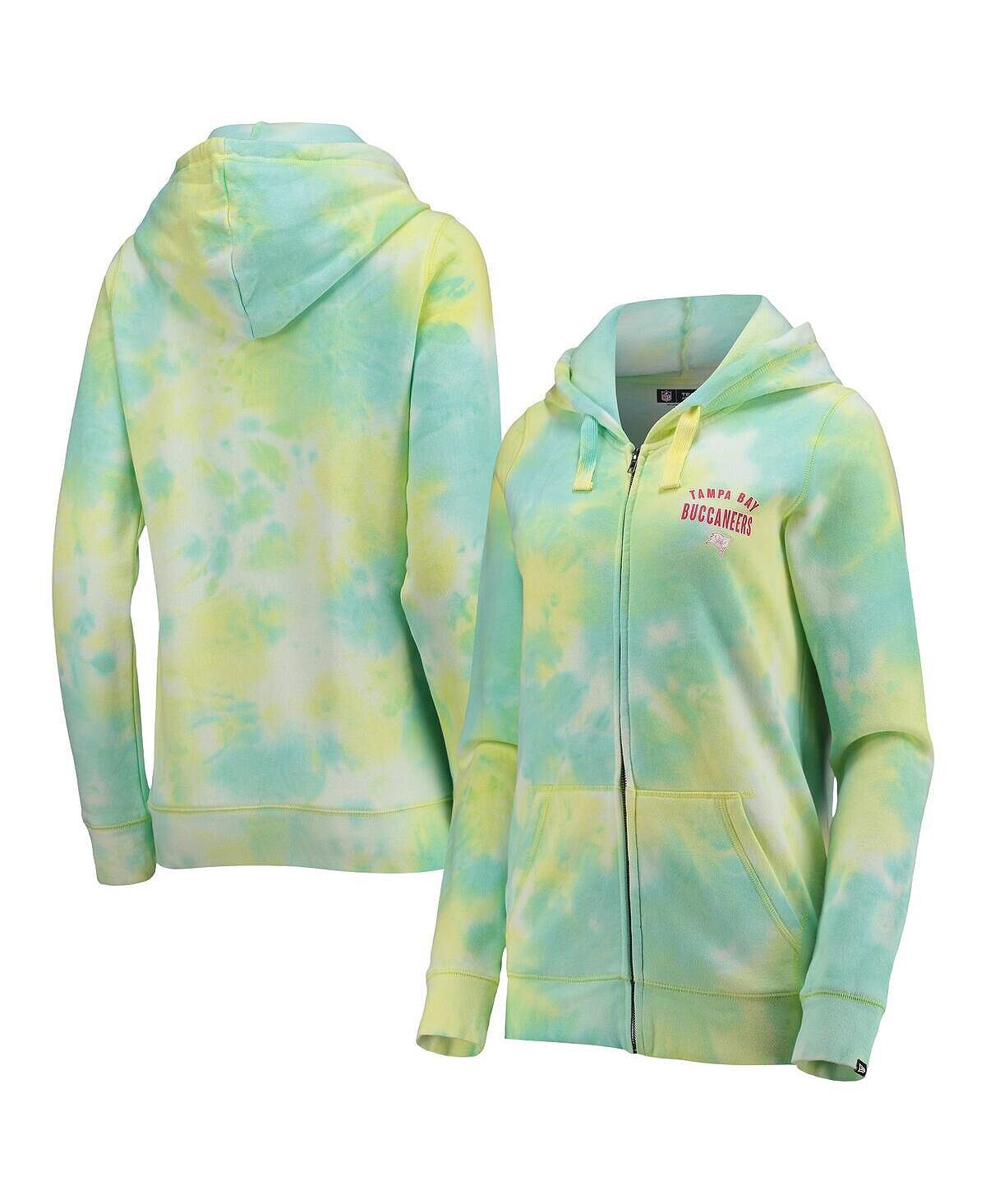 Женская белая толстовка с молнией во всю длину Tampa Bay Buccaneers Ice Dye New Era, белый
Женская белая толстовка с молнией во всю длину Tampa Bay Buccaneers Ice Dye New Era, белый