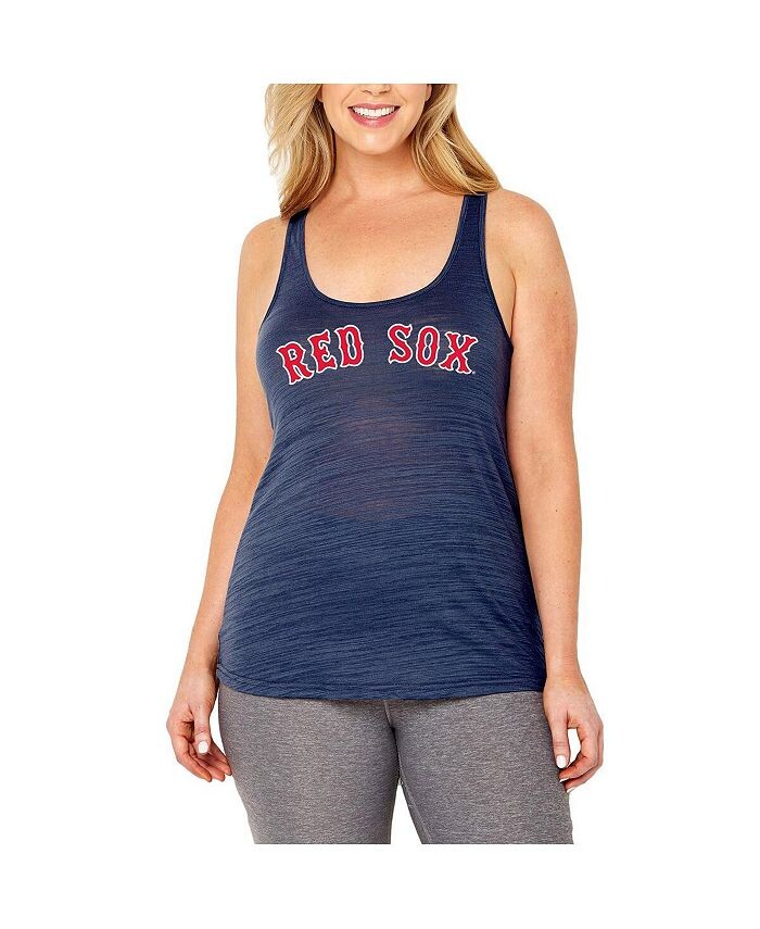 Женская темно-синяя майка Boston Red Sox больших размеров с открытой спиной-борцовкой Soft As A Grape, синий
Женская темно-синяя майка Boston Red Sox больших размеров с открытой спиной-борцовкой Soft As A Grape, синий
