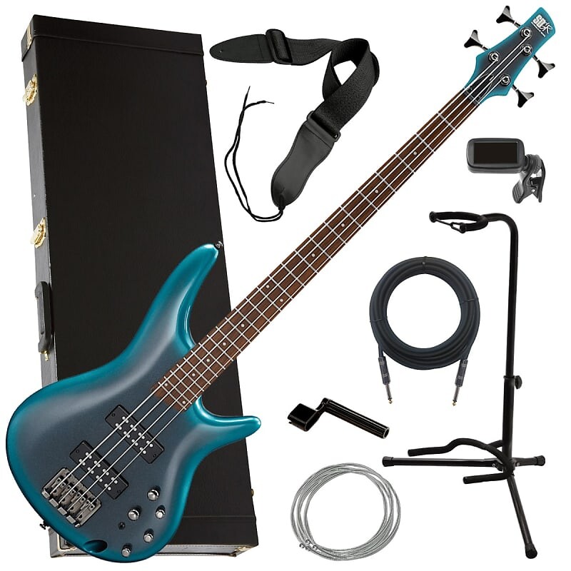 Басс гитара Ibanez SR300E Bass Guitar - Cerulean Aura Burst COMPLETE BASS BUNDLE
Басс гитара Ibanez SR300E Bass Guitar - Cerulean Aura Burst COMPLETE BASS BUNDLE