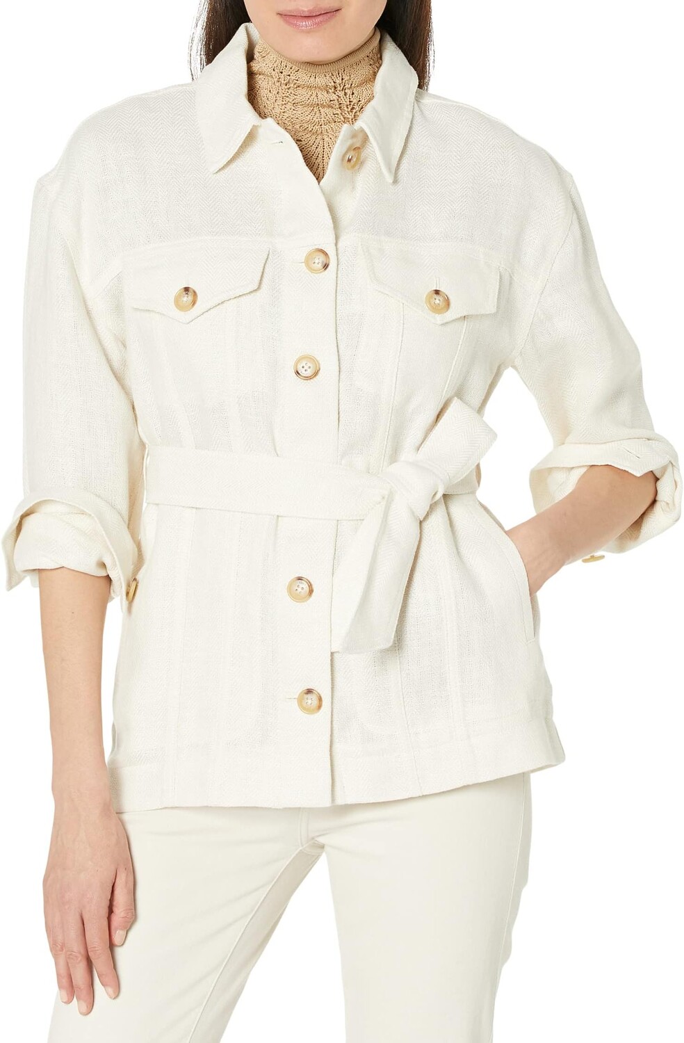 Куртка Belted Herringbone Linen Shirt Jacket LAUREN Ralph Lauren, цвет Mascarpone Cream
Куртка Belted Herringbone Linen Shirt Jacket LAUREN Ralph Lauren, цвет Mascarpone Cream