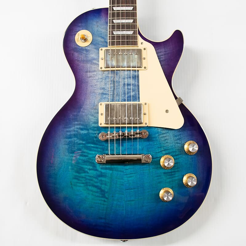 Электрогитара Gibson Les Paul Standard '60s Figured Top Electric Guitar - Blueberry Burst
Электрогитара Gibson Les Paul Standard '60s Figured Top Electric Guitar - Blueberry Burst
