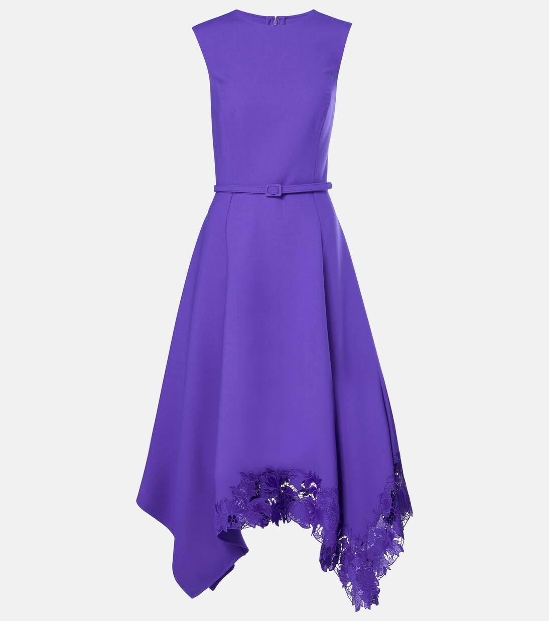 Платье миди из смесовой шерсти с отделкой пионовым кружевом Oscar De La Renta, цвет violet
Платье миди из смесовой шерсти с отделкой пионовым кружевом Oscar De La Renta, цвет violet