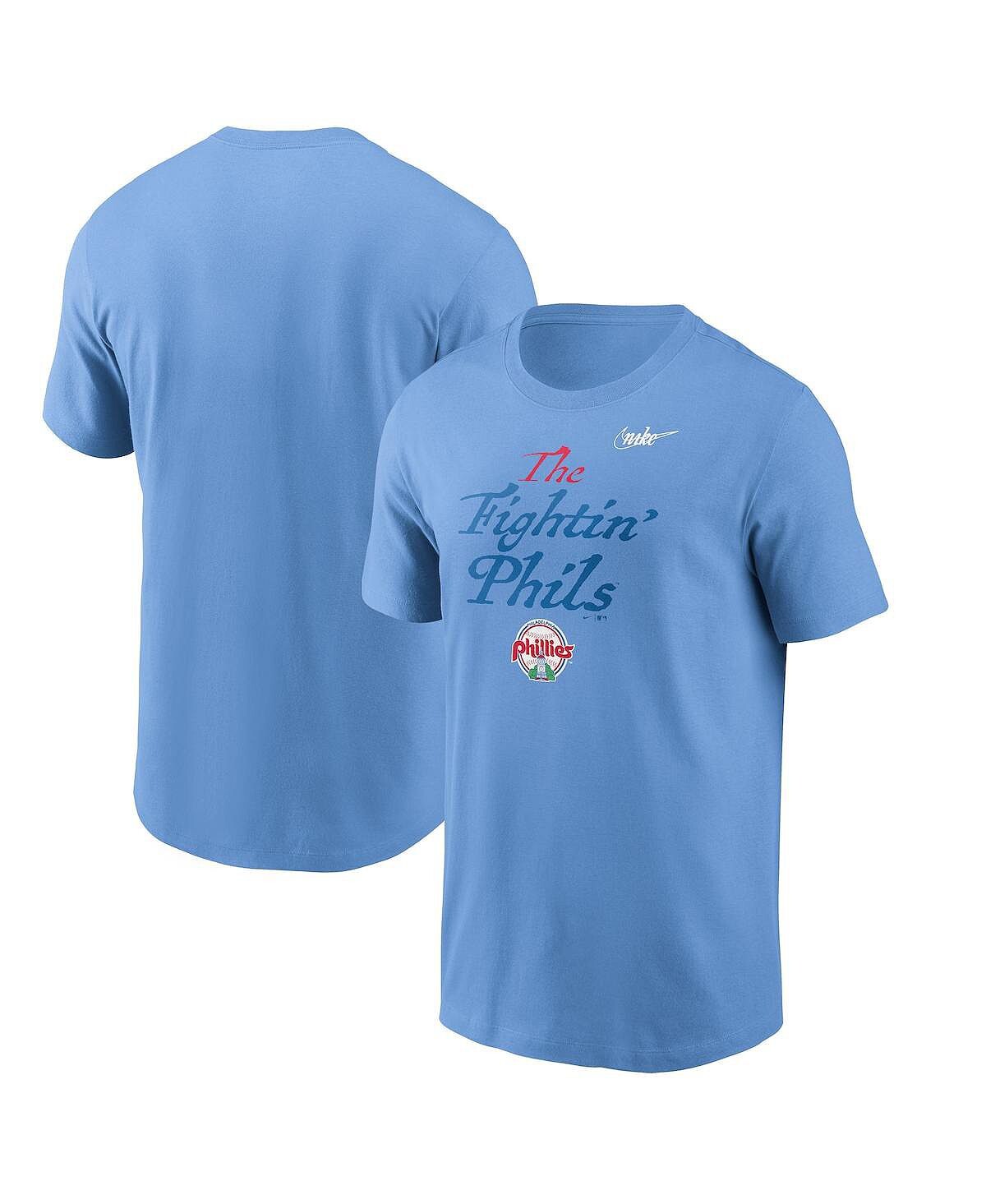 Мужская голубая футболка Philadelphia Phillies Fightin' Phils Hometown Nike
Мужская голубая футболка Philadelphia Phillies Fightin' Phils Hometown Nike