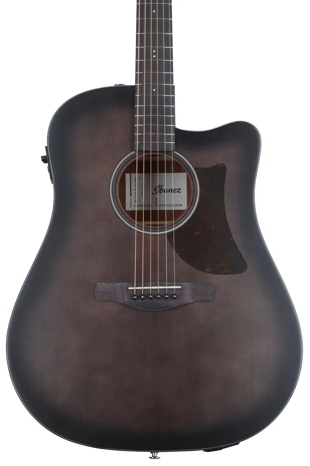 Акустически-электрическая гитара Ibanez AAD50CETCB Advanced — Transparent Charcoal Burst
Акустически-электрическая гитара Ibanez AAD50CETCB Advanced — Transparent Charcoal Burst