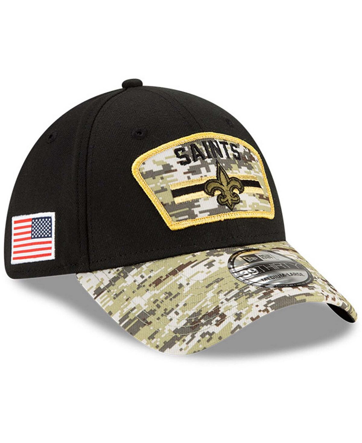 Мужская черная камуфляжная кепка New Orleans Saints 2021 Salute To Service 39THIRTY Flex Hat New Era
Мужская черная камуфляжная кепка New Orleans Saints 2021 Salute To Service 39THIRTY Flex Hat New Era