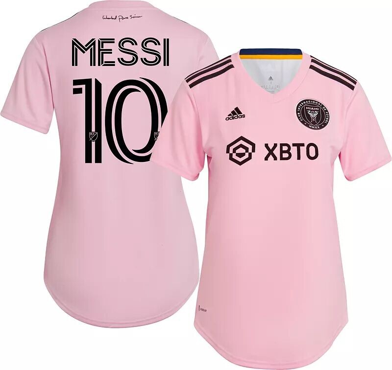 Женская футболка Adidas Inter Miami CF 2023 с Лионелем Месси № 10, первичная реплика
Женская футболка Adidas Inter Miami CF 2023 с Лионелем Месси № 10, первичная реплика