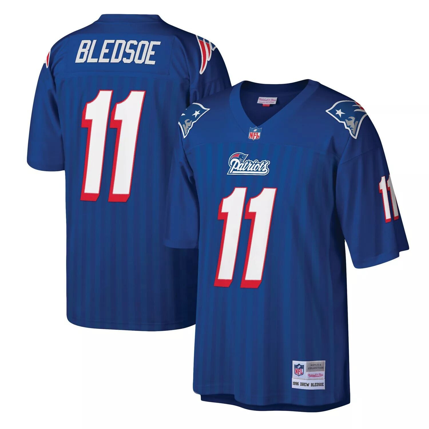 Реплика мужского джерси Mitchell & Ness Drew Bledsoe Royal New England Patriots Legacy
Реплика мужского джерси Mitchell & Ness Drew Bledsoe Royal New England Patriots Legacy