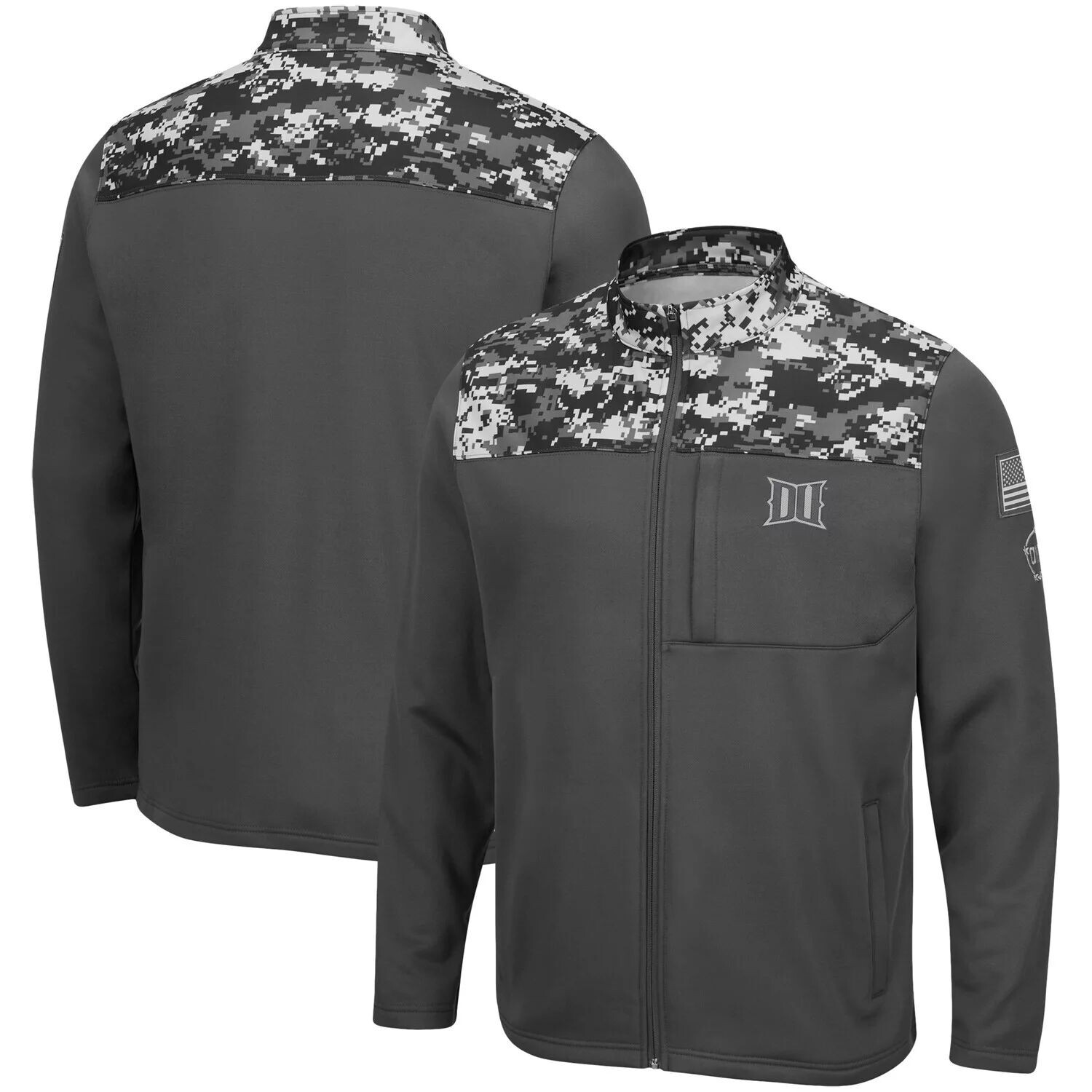 Мужская темно-серая куртка Drexel Dragons OHT Military Appreciation Digi Camo с молнией во всю длину Colosseum, Серый
Мужская темно-серая куртка Drexel Dragons OHT Military Appreciation Digi Camo с молнией во всю длину Colosseum, Серый