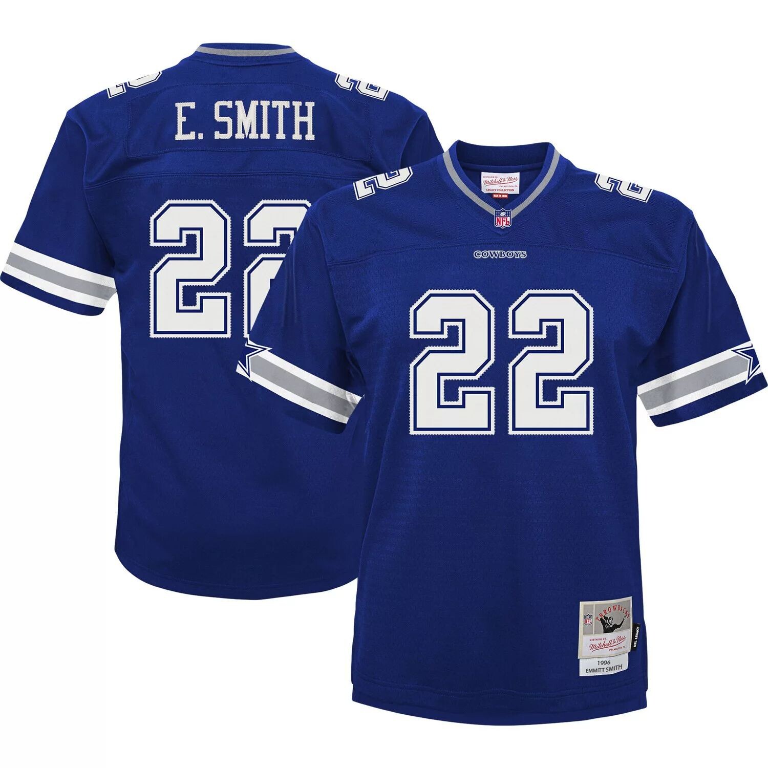 Джерси Infant Mitchell & Ness Emmitt Smith Navy Dallas Cowboys 1996, вышедшее на пенсию Legacy Unbranded
Джерси Infant Mitchell & Ness Emmitt Smith Navy Dallas Cowboys 1996, вышедшее на пенсию Legacy Unbranded