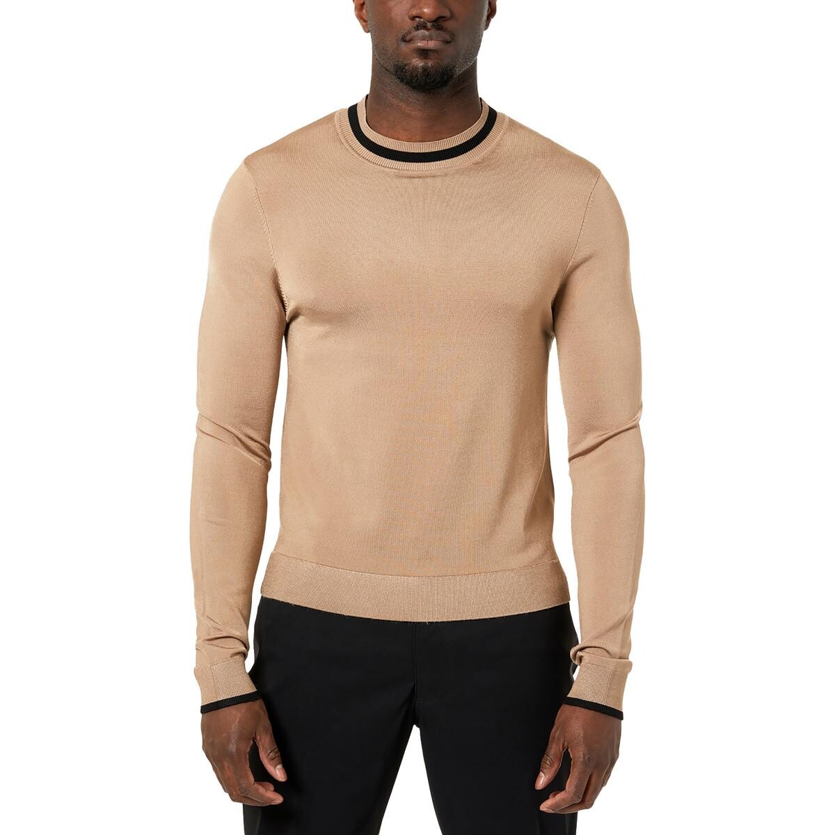 Мужской пуловер с ребристой отделкой, водолазка, свитер Kenneth Cole, цвет Light Brown
Мужской пуловер с ребристой отделкой, водолазка, свитер Kenneth Cole, цвет Light Brown