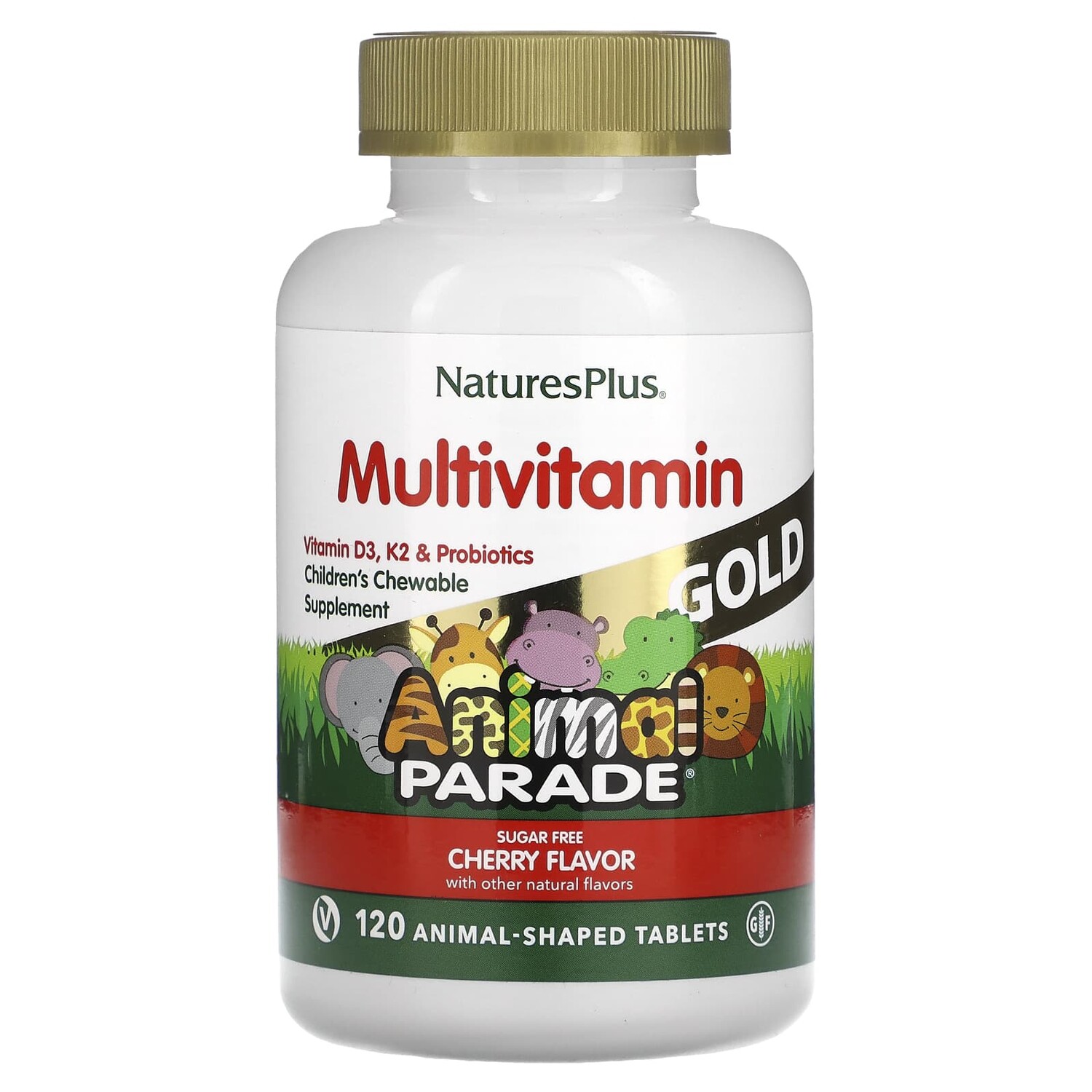 Source of Life, Animal Parade Gold, добавка для детей с мультивитаминами и микроэлементами, натуральный ароматизатор «Вишня», 120 таблеток в форме животных, NaturesPlus
Source of Life, Animal Parade Gold, добавка для детей с мультивитаминами и микроэлементами, натуральный ароматизатор «Вишня», 120 таблеток в форме животных, NaturesPlus